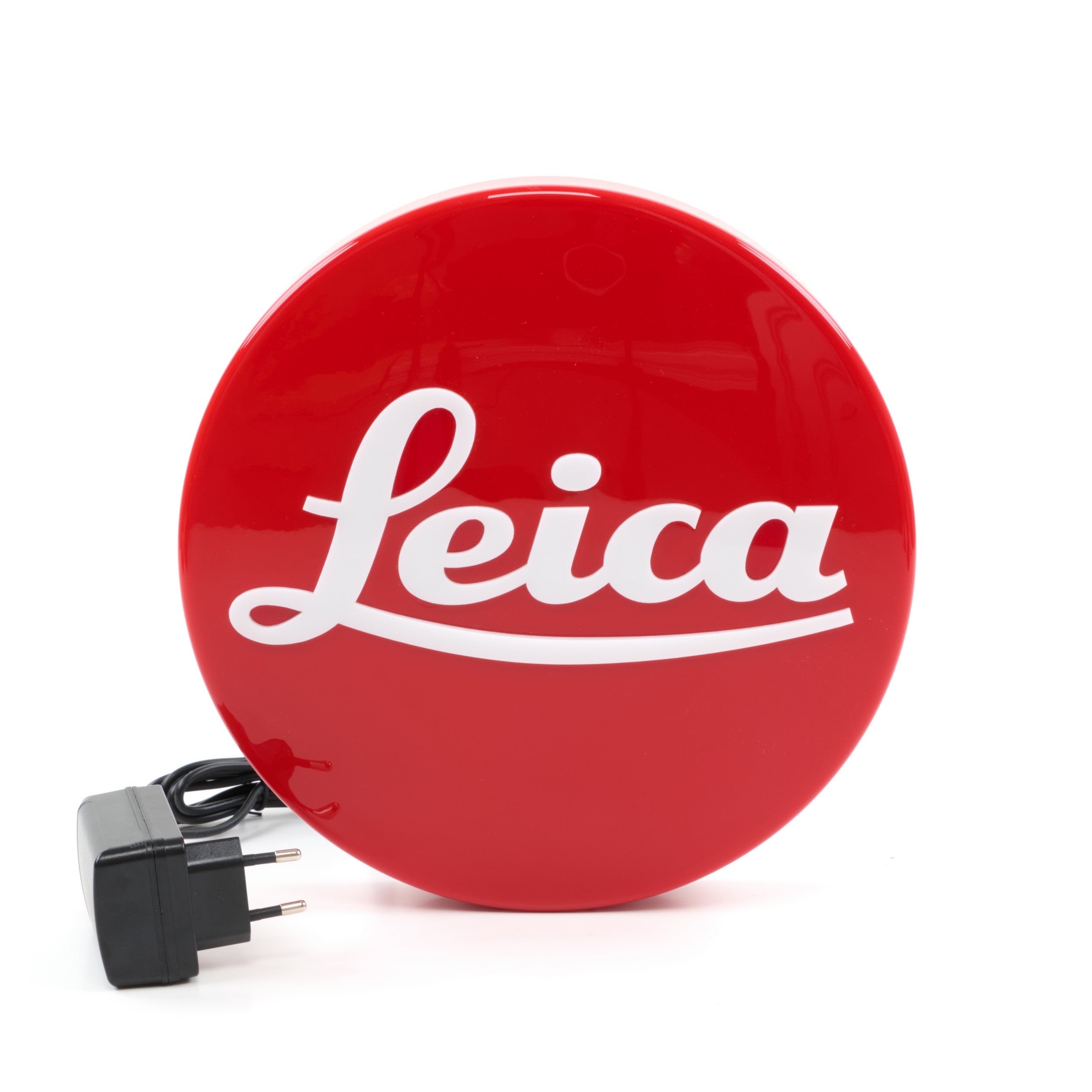 Leica Red Light Dot Sign Round 25cm + Box