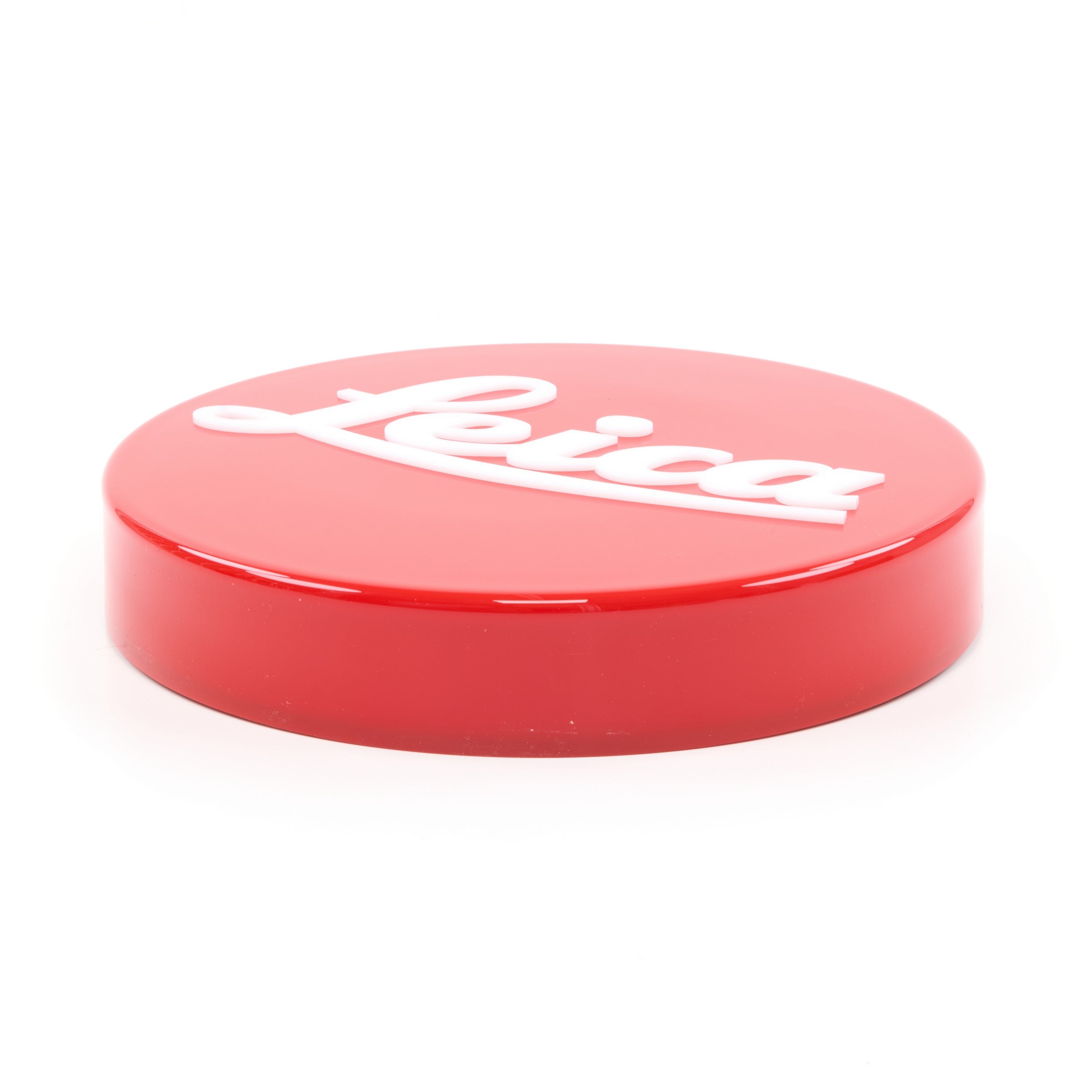 Leica Red Light Dot Sign Round 25cm + Box