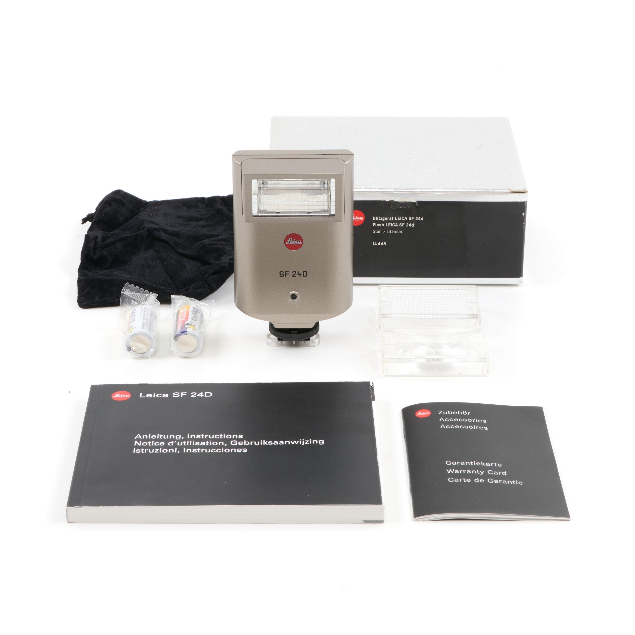 Leica SF 24D Flash Titanium + Box
