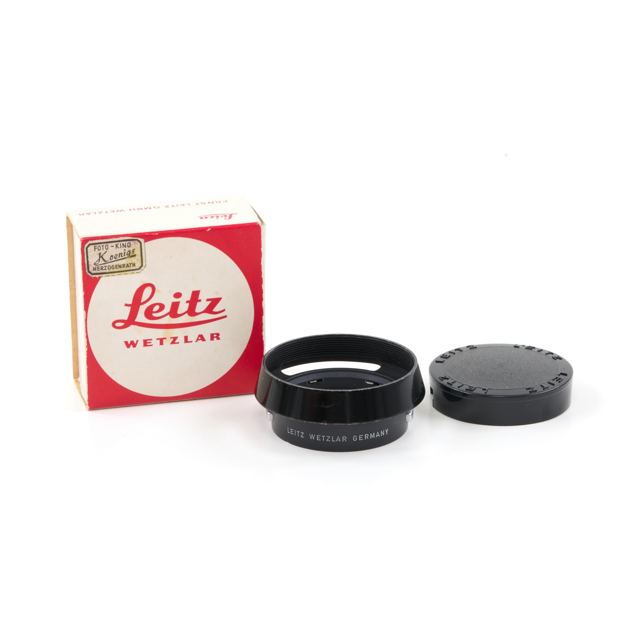 Leitz 12585 Black Paint Lens Hood + Box