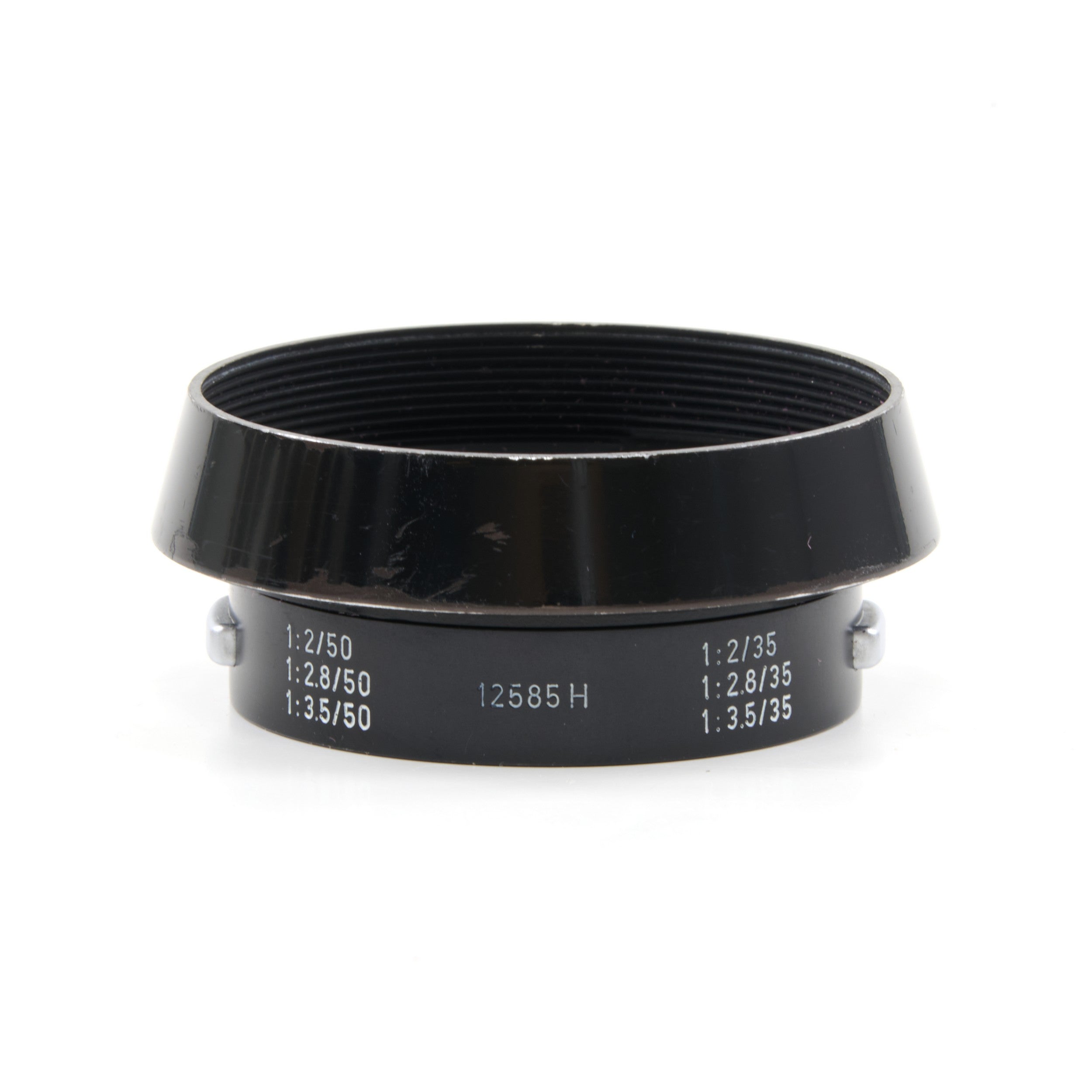Leitz 12585 Black Paint Lens Hood + Box