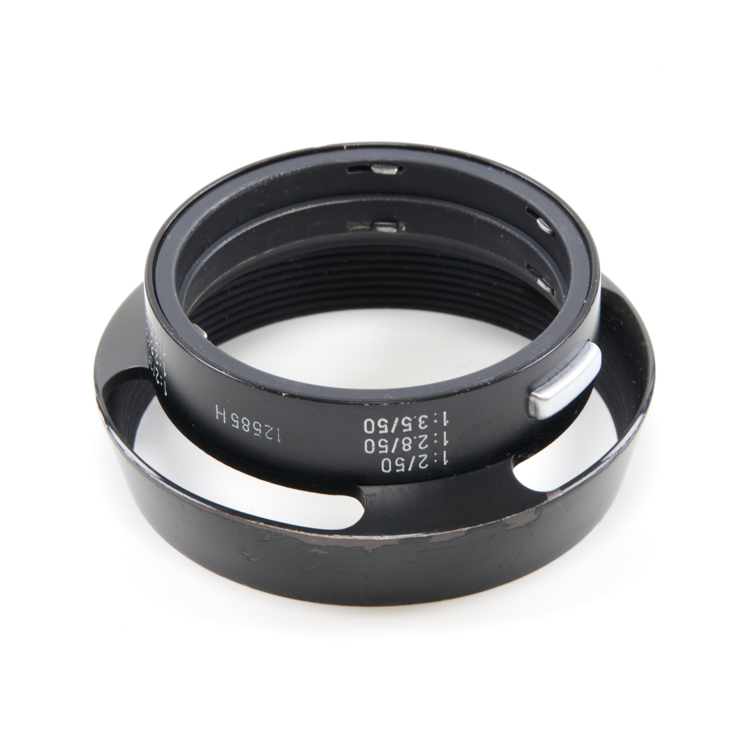 Leitz 12585 Black Paint Lens Hood + Box