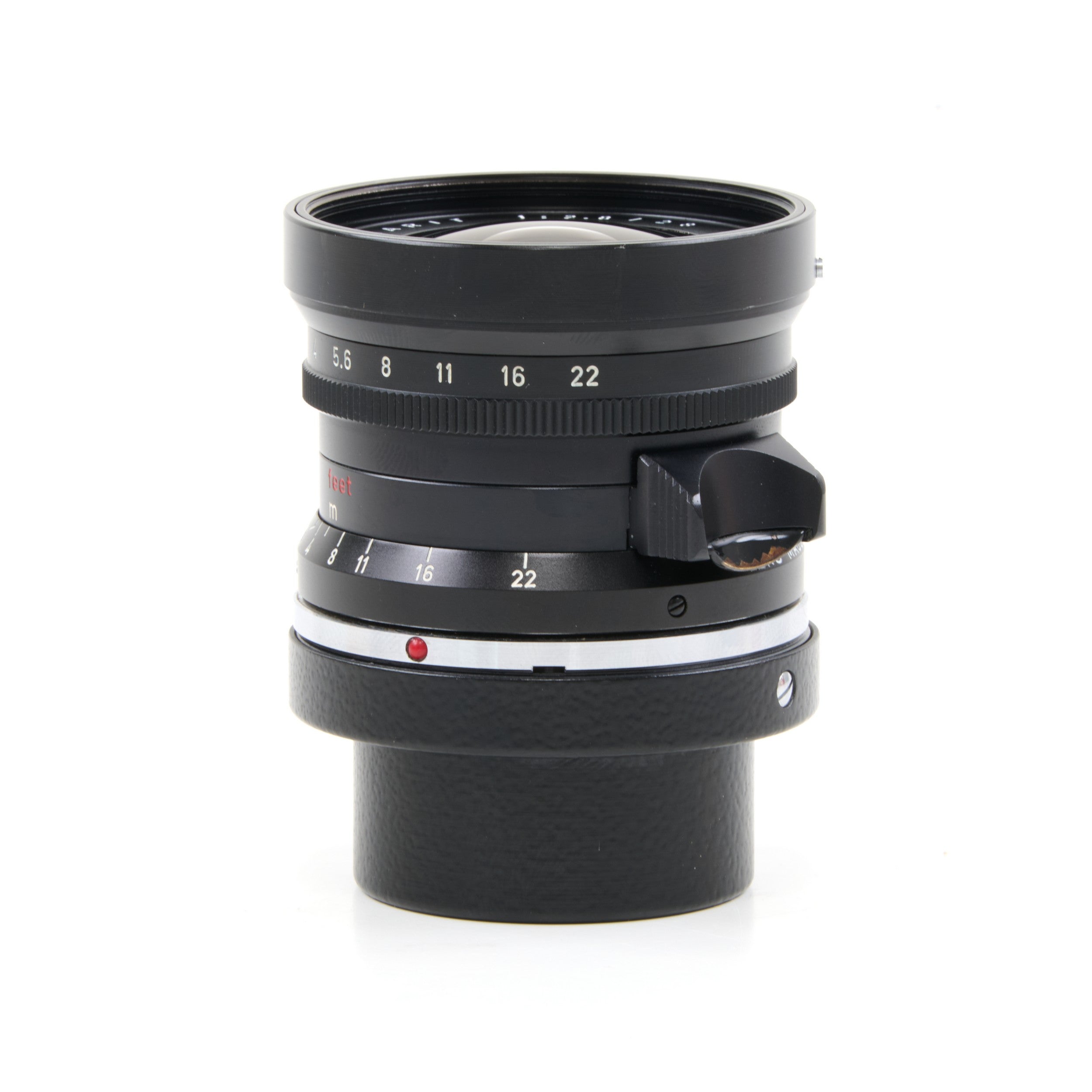 Leitz 28mm f2.8 Elmarit 9 Element Black Paint Stopper Canada + Hood + Box