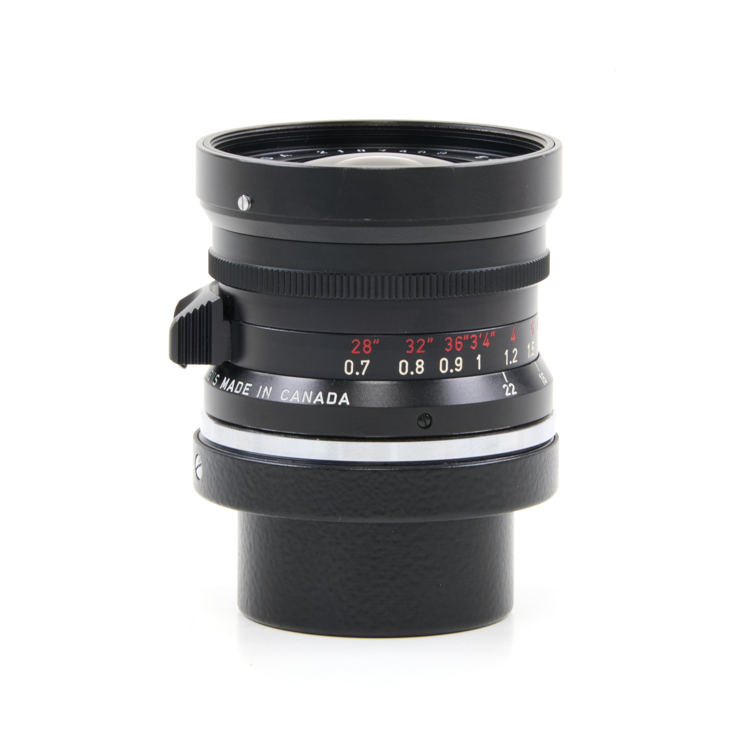 Leitz 28mm f2.8 Elmarit 9 Element Black Paint Stopper Canada + Hood + Box