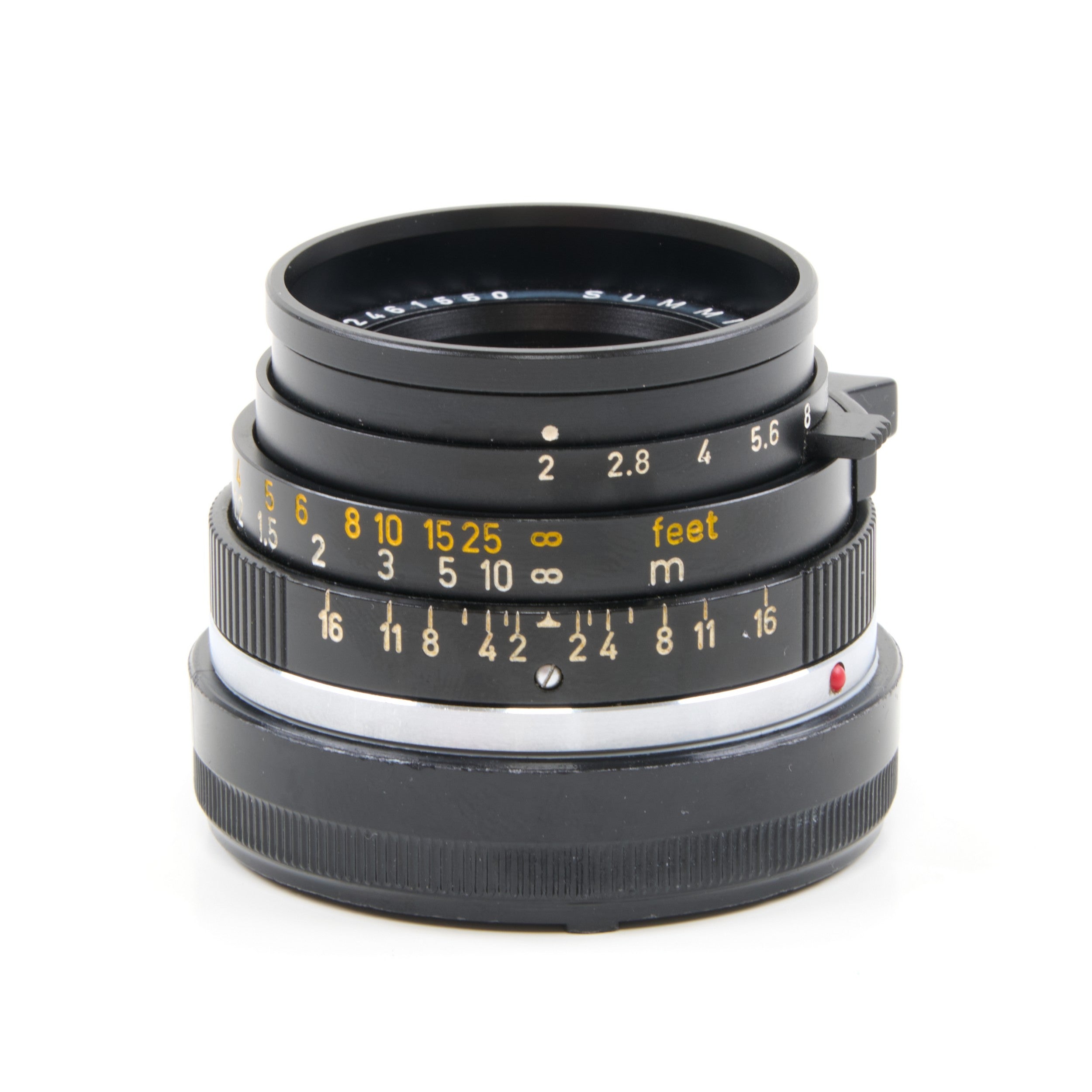 Leitz 35mm f2 Summicron 3rd Version Without Filter Threads