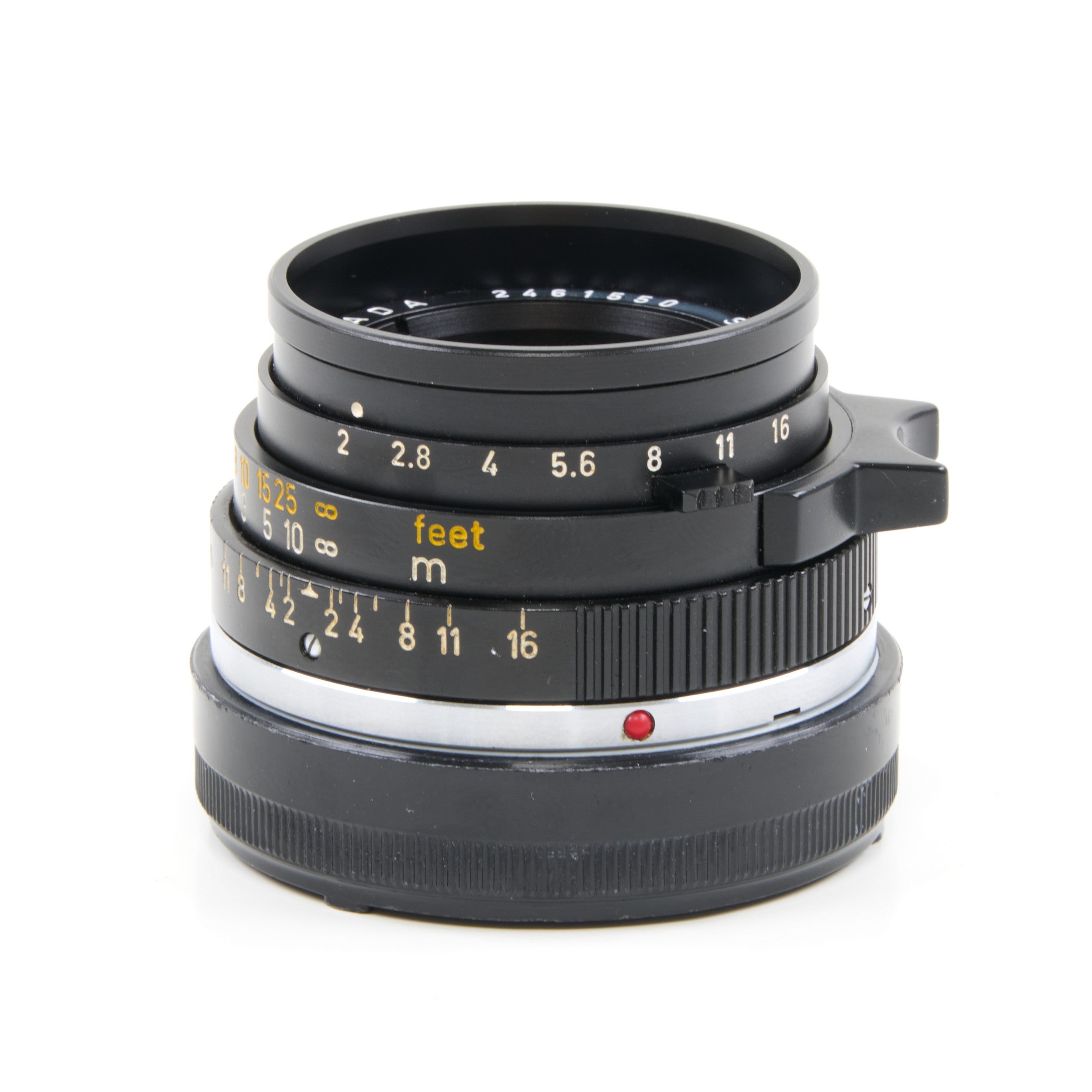 Leitz 35mm f2 Summicron 3rd Version Without Filter Threads