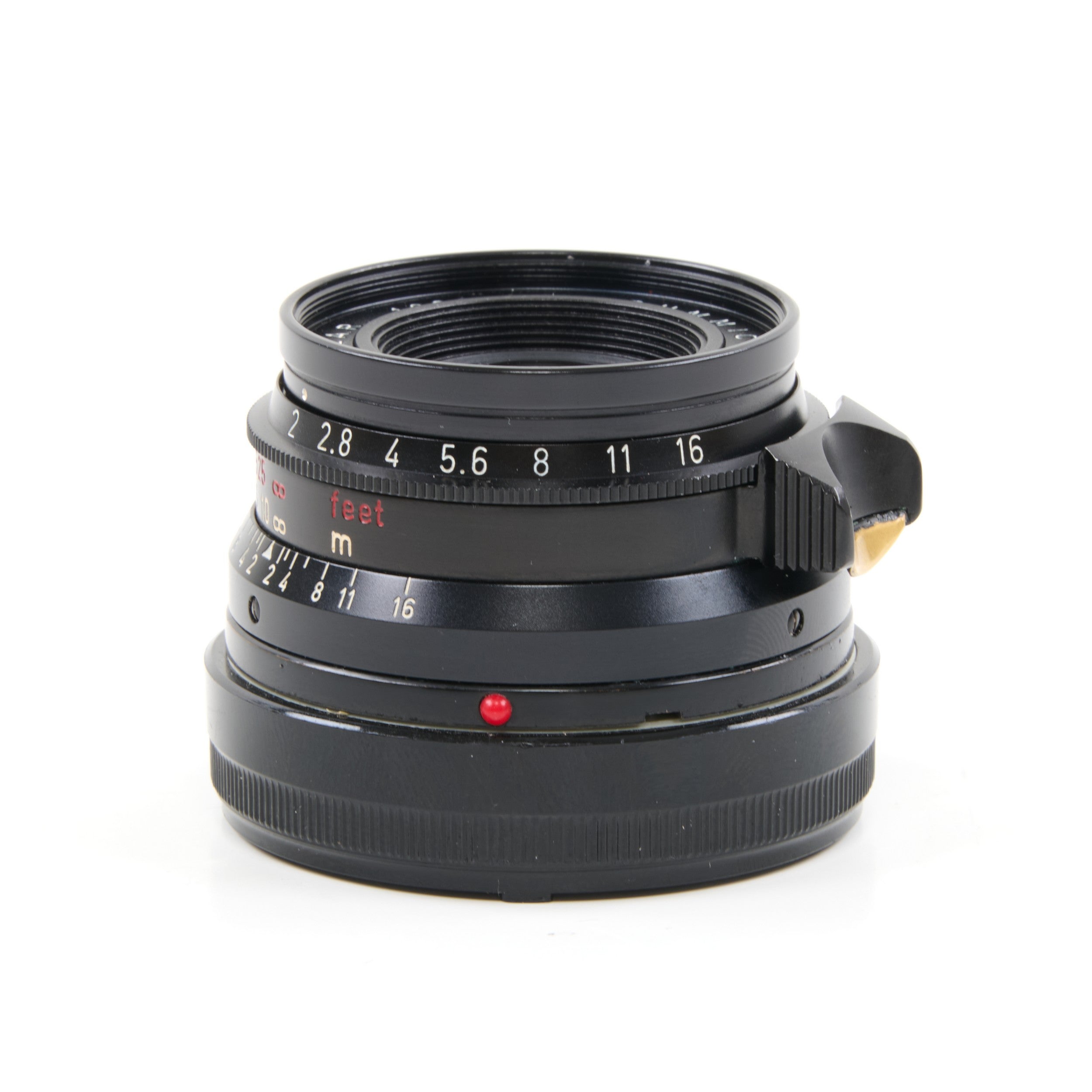 Leitz 35mm f2 Summicron 8 Element Germany Black Paint Rare