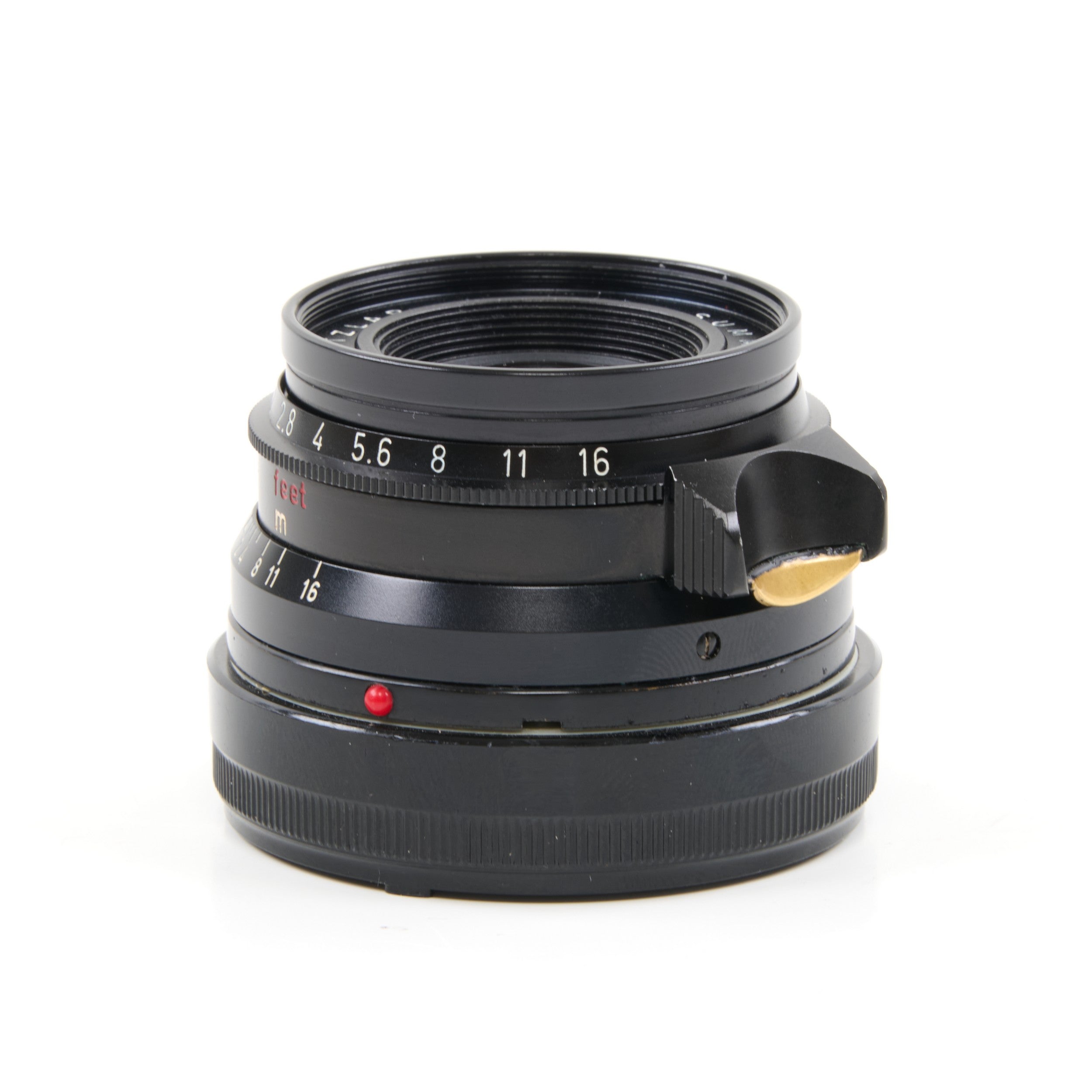 Leitz 35mm f2 Summicron 8 Element Germany Black Paint Rare
