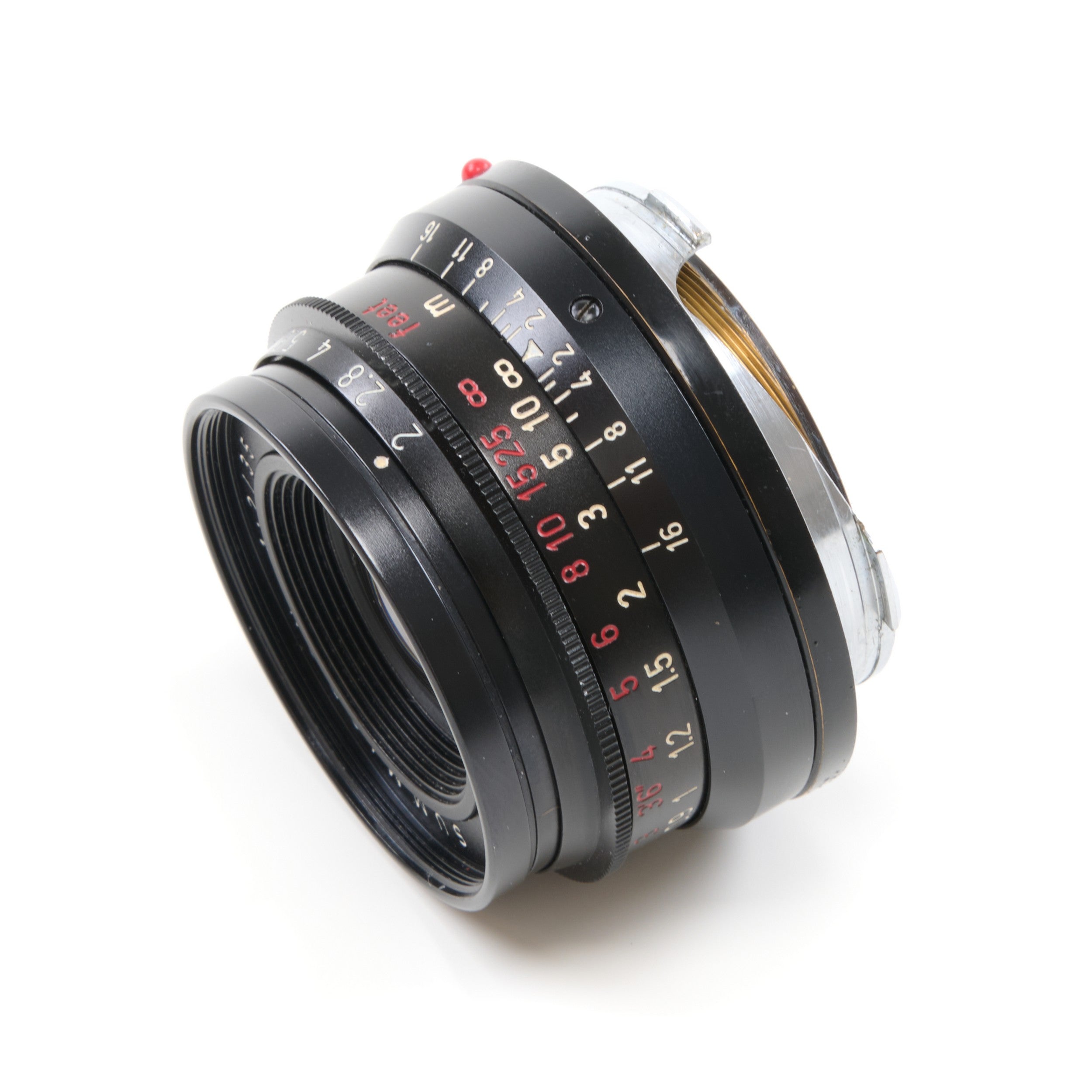 Leitz 35mm f2 Summicron 8 Element Germany Black Paint Rare