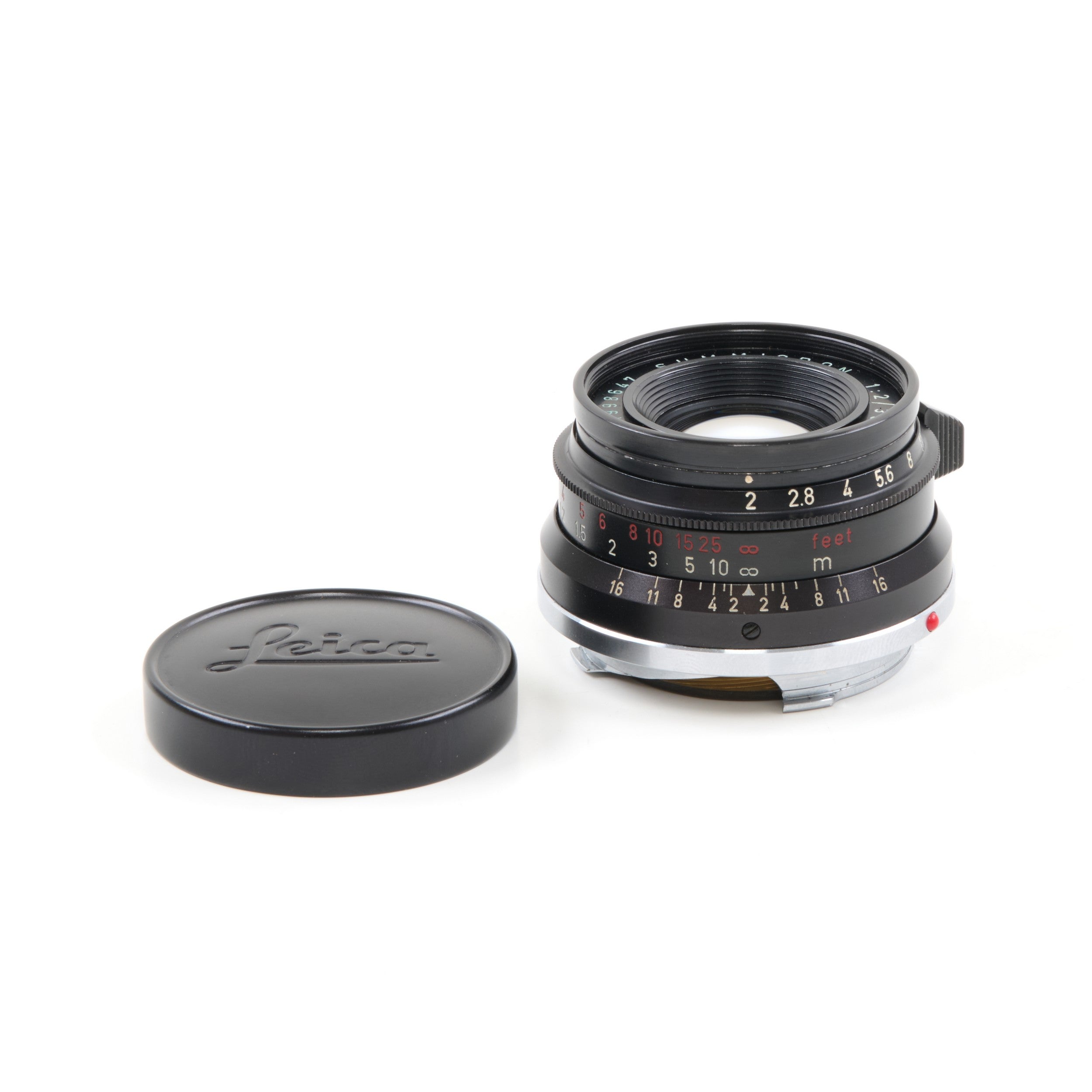Leitz 35mm f2 Summicron 8 Element Black Paint + Box Leitz 35mm f2 Summicron 8 Element Black Paint + Box