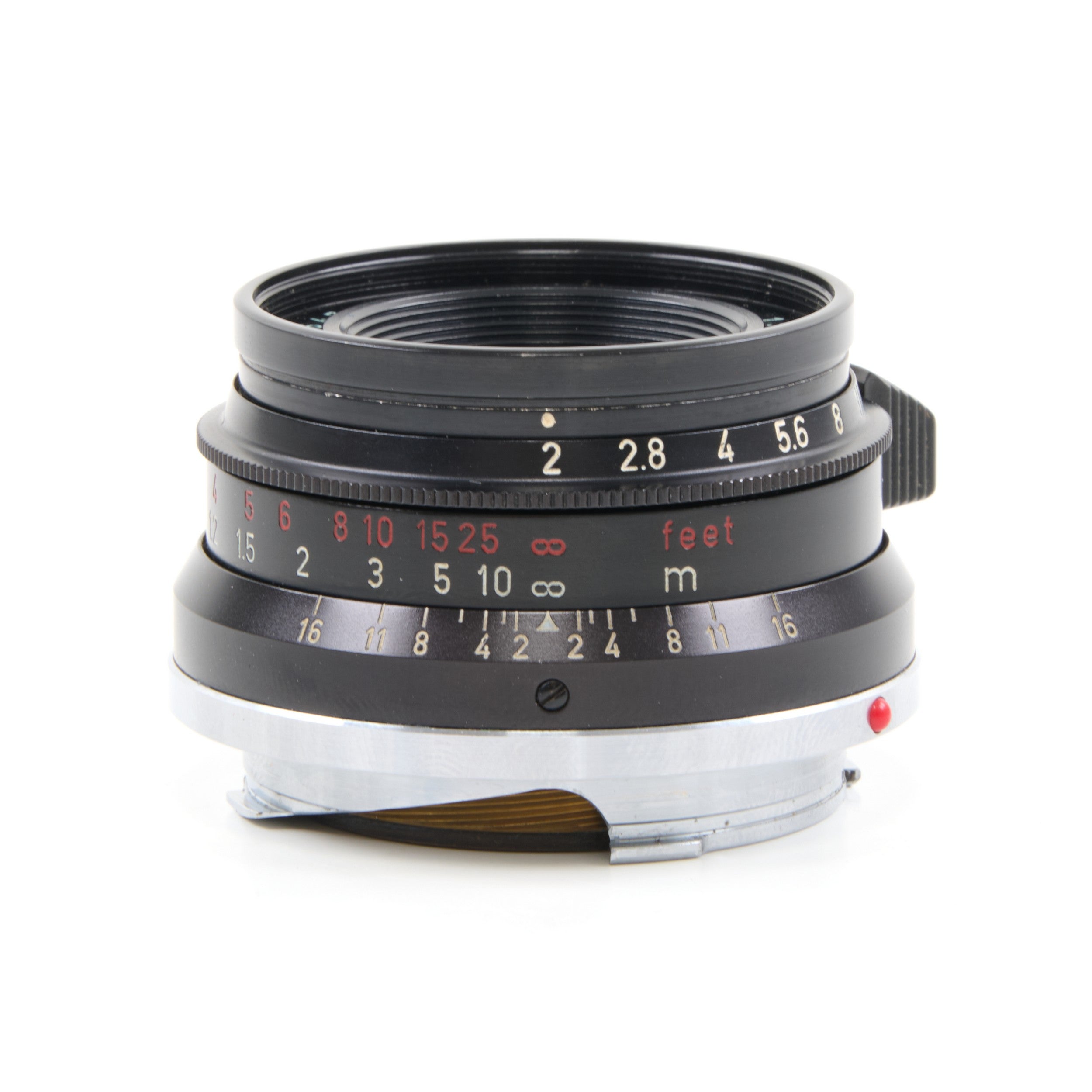 Leitz 35mm f2 Summicron 8 Element Black Paint + Box