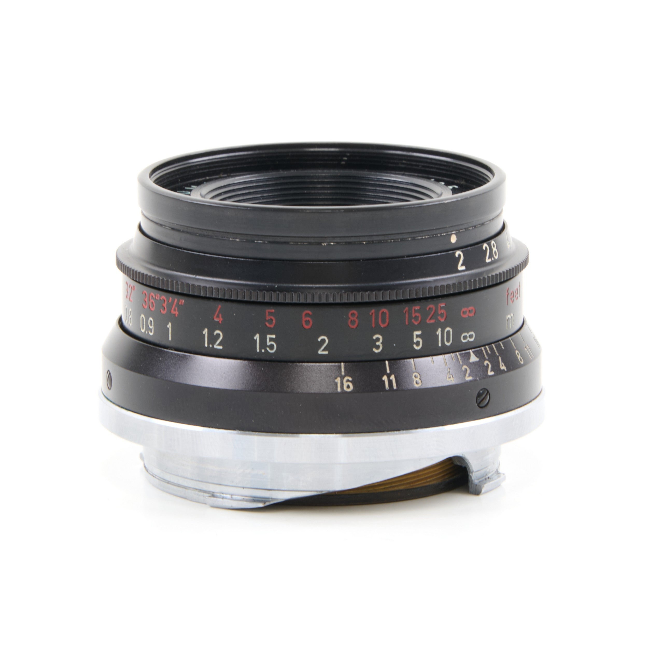 Leitz 35mm f2 Summicron 8 Element Black Paint + Box