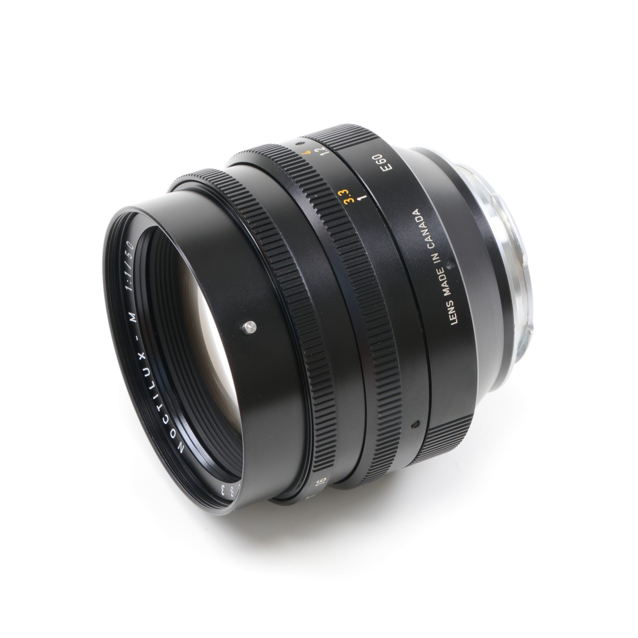 Leitz 50mm f1 Noctilux-M E60 + 12539 Hood