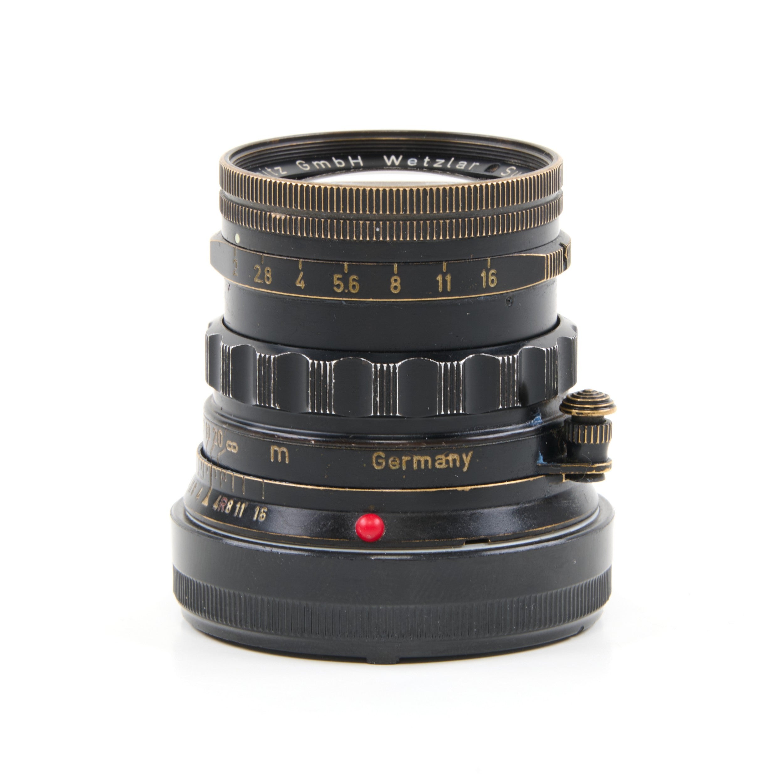 Leitz 50mm f2 Summicron Black Paint Brass Mount Rare