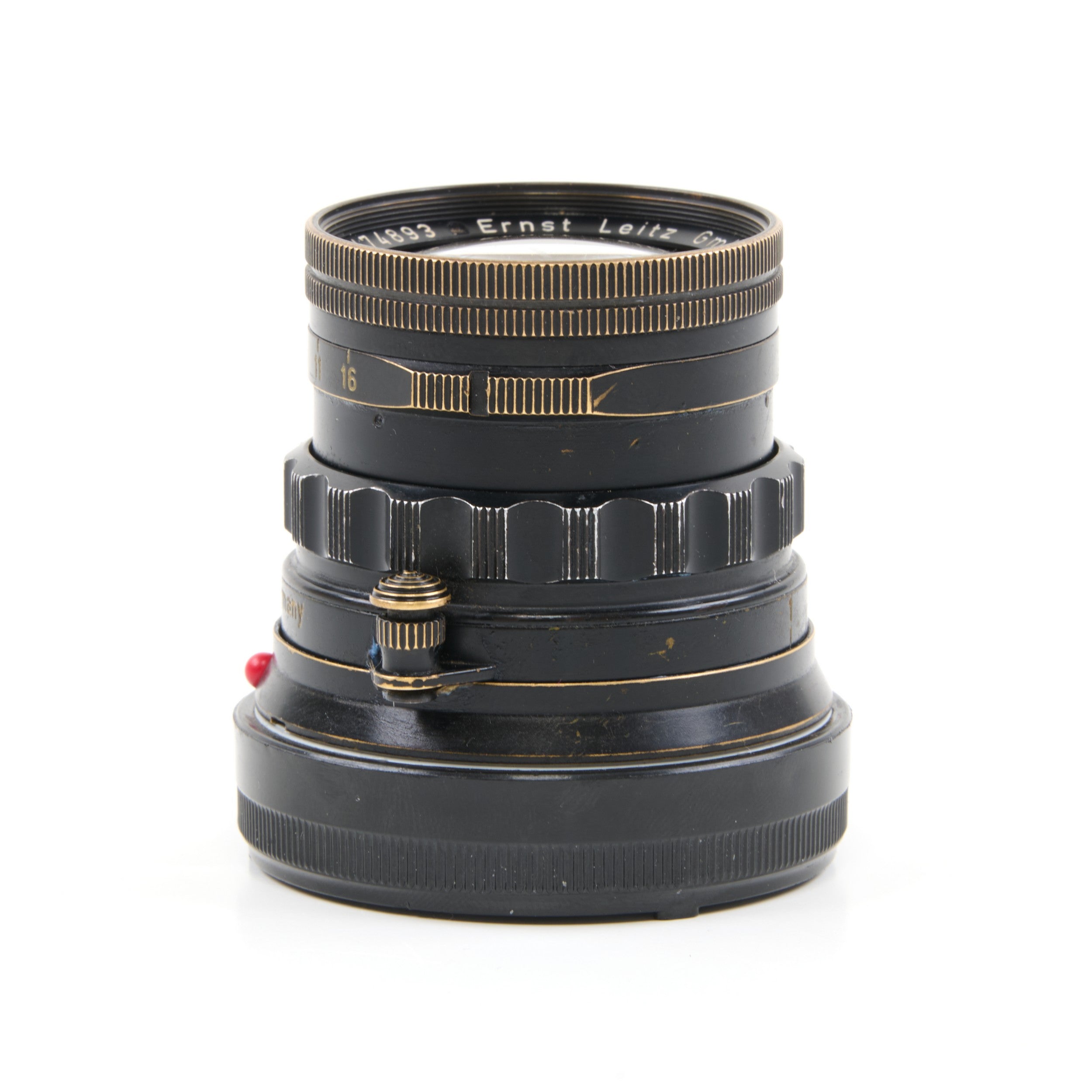 Leitz 50mm f2 Summicron Black Paint Brass Mount Rare