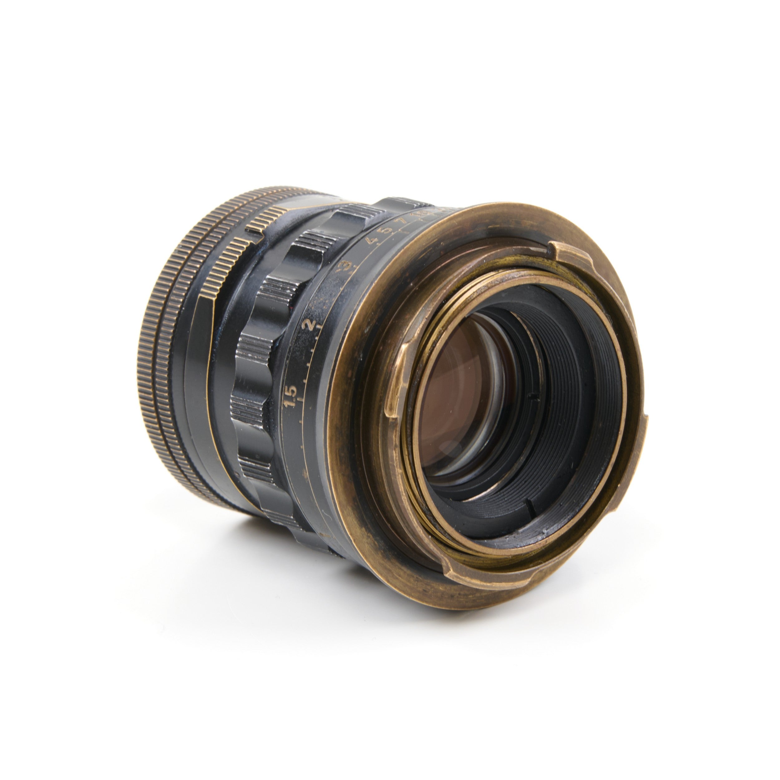 Leitz 50mm f2 Summicron Black Paint Brass Mount Rare