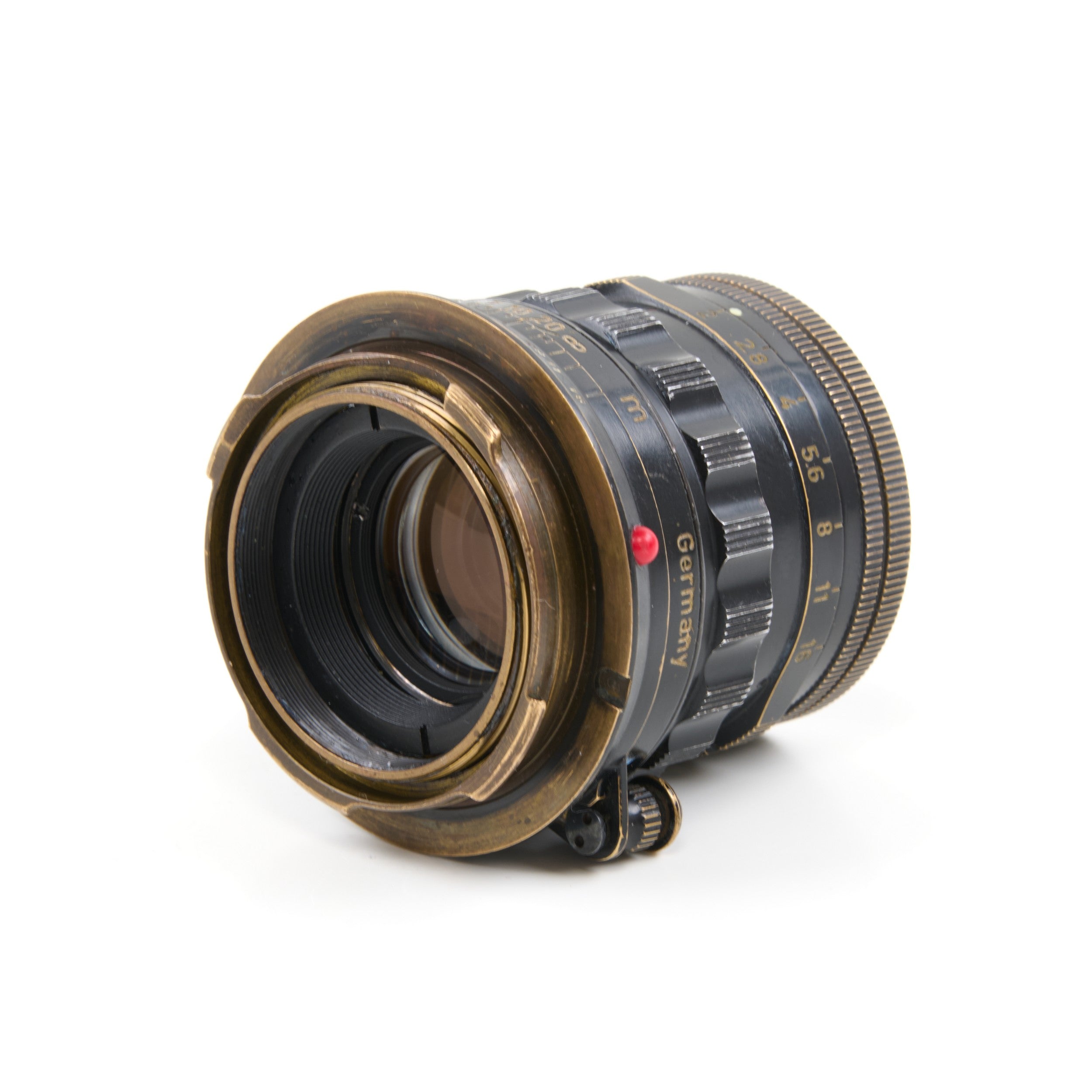 Leitz 50mm f2 Summicron Black Paint Brass Mount Rare