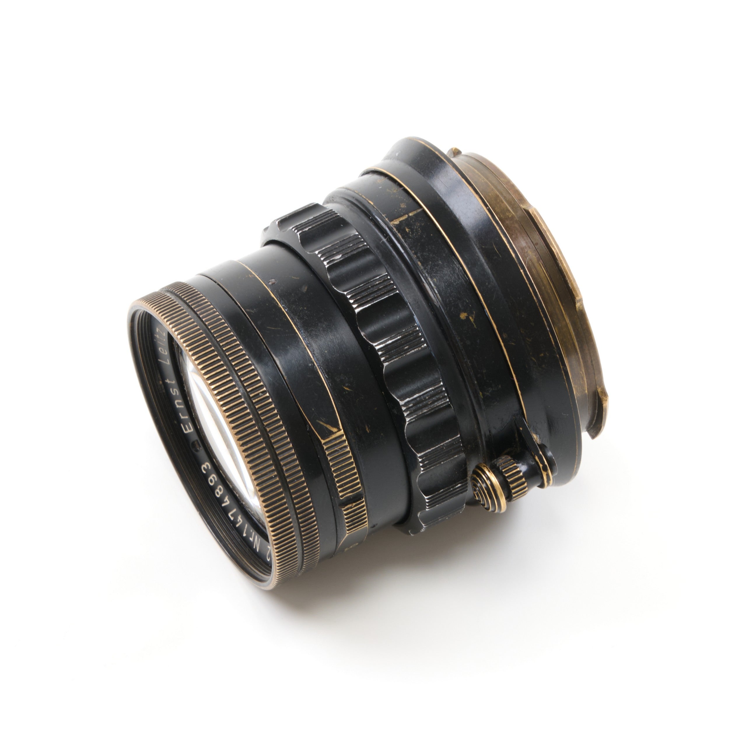Leitz 50mm f2 Summicron Black Paint Brass Mount Rare