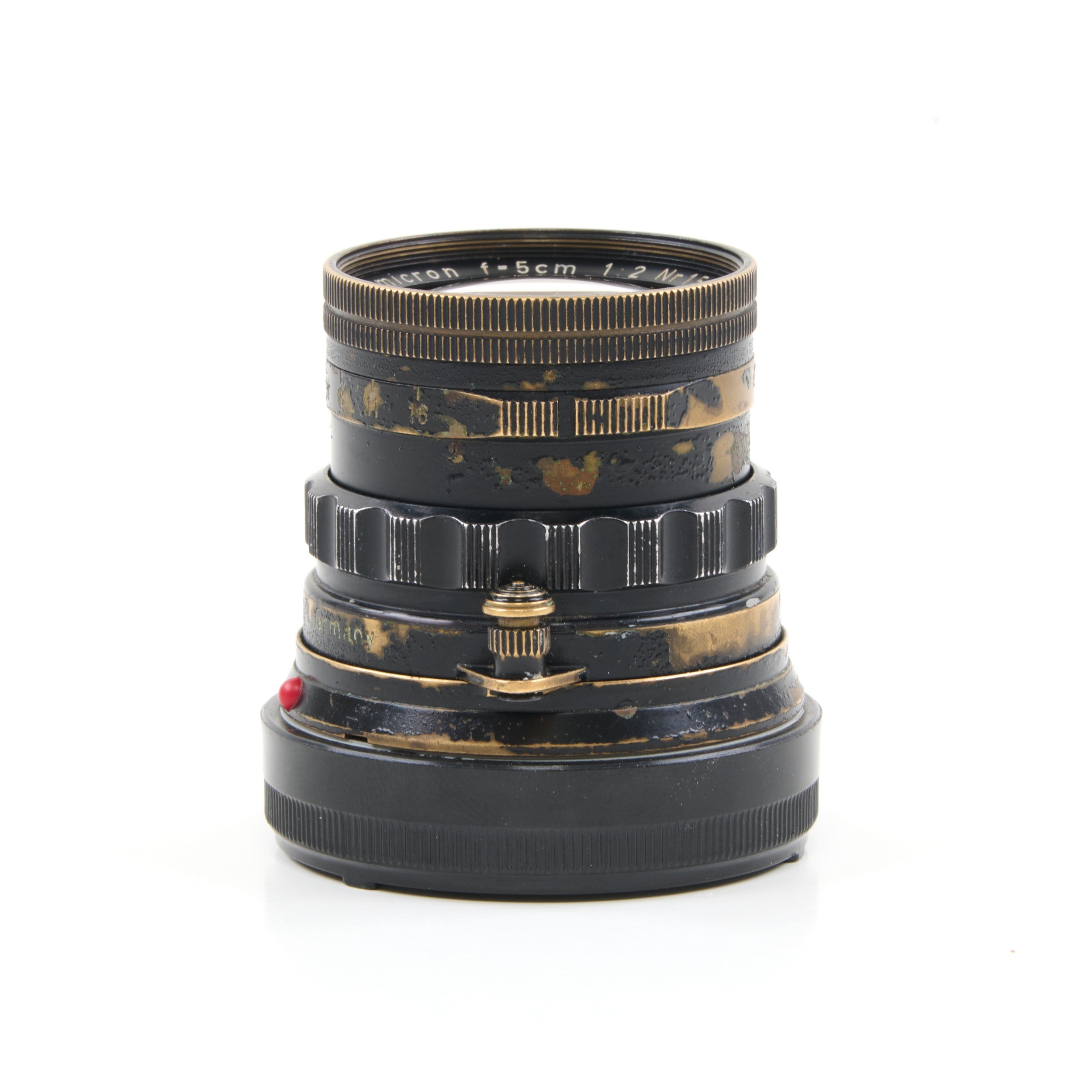 Leitz 50mm f2 Summicron Black Paint Brass Mount Rare