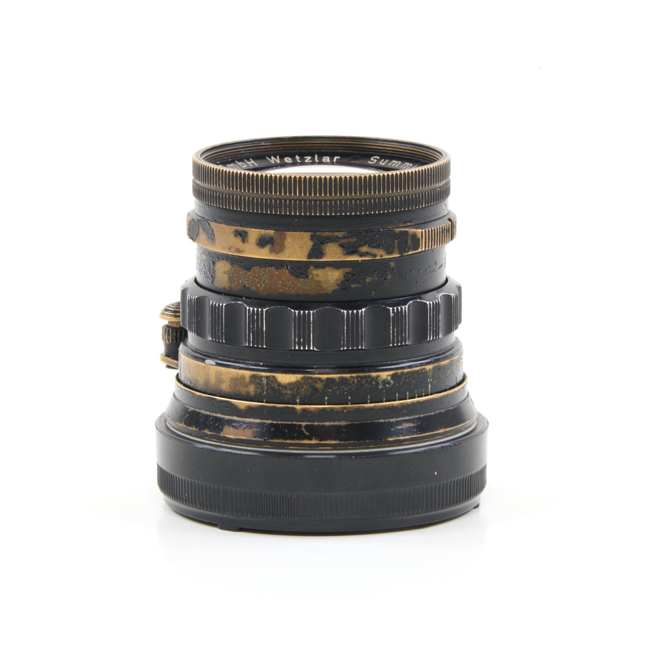 Leitz 50mm f2 Summicron Black Paint Brass Mount Rare