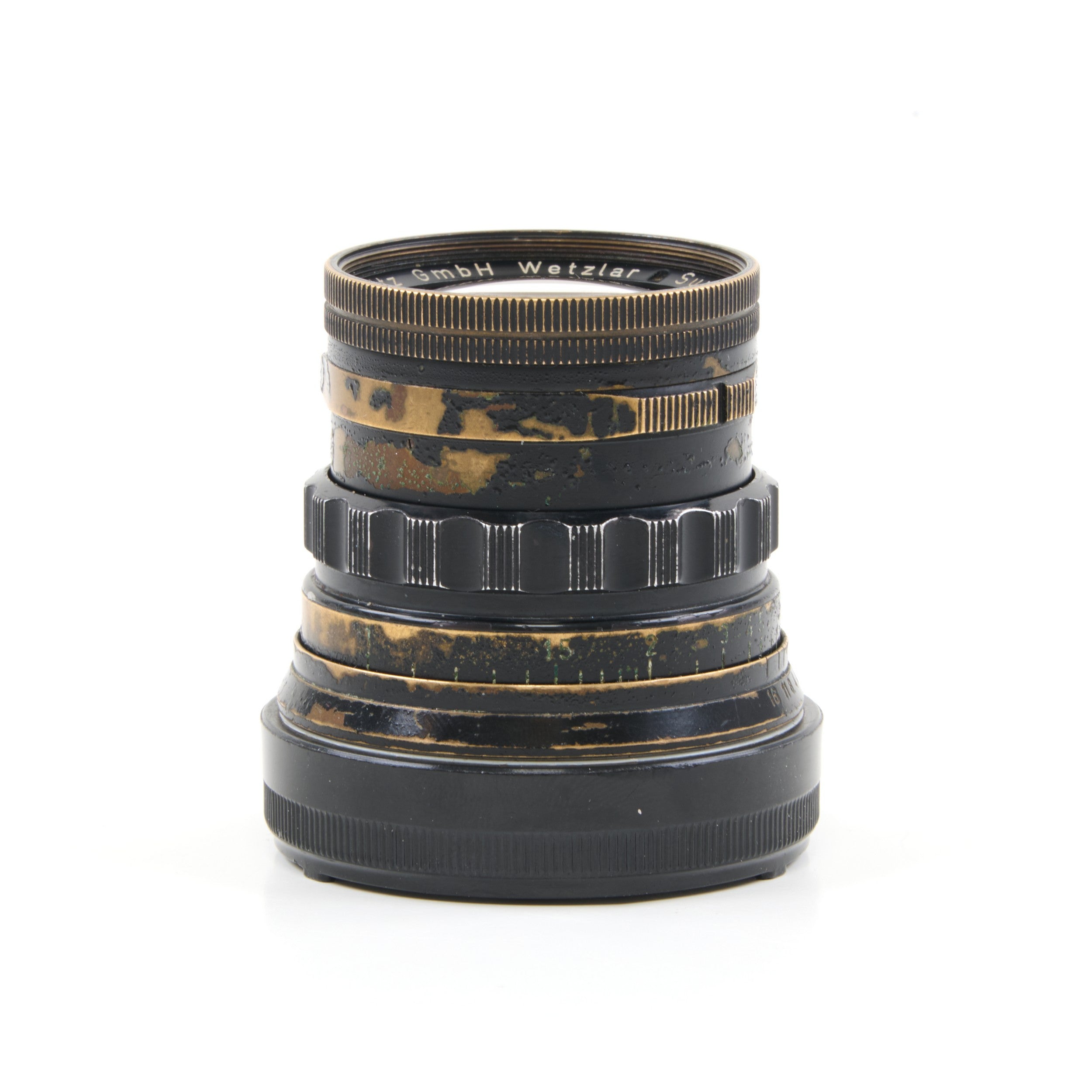 Leitz 50mm f2 Summicron Black Paint Brass Mount Rare