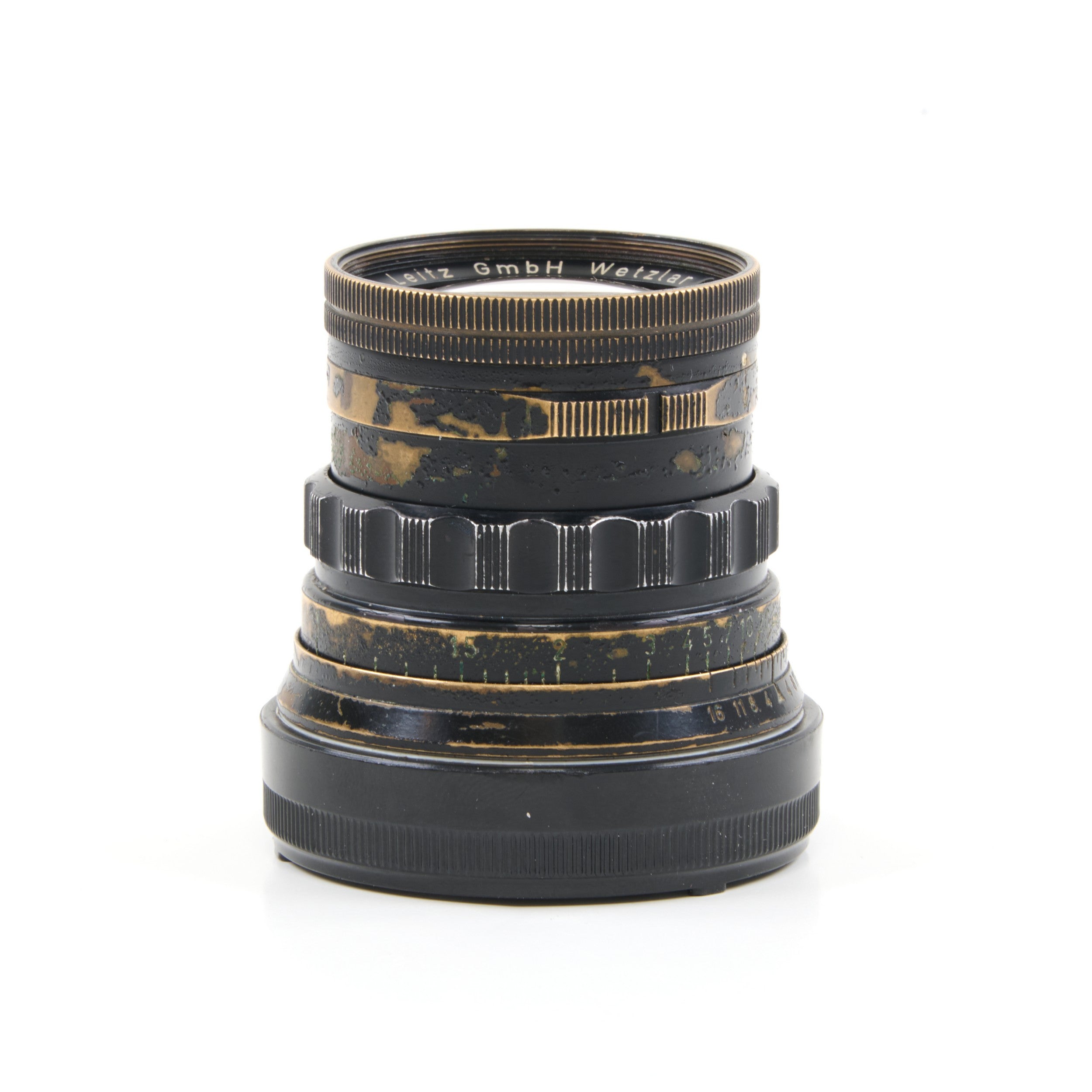 Leitz 50mm f2 Summicron Black Paint Brass Mount Rare