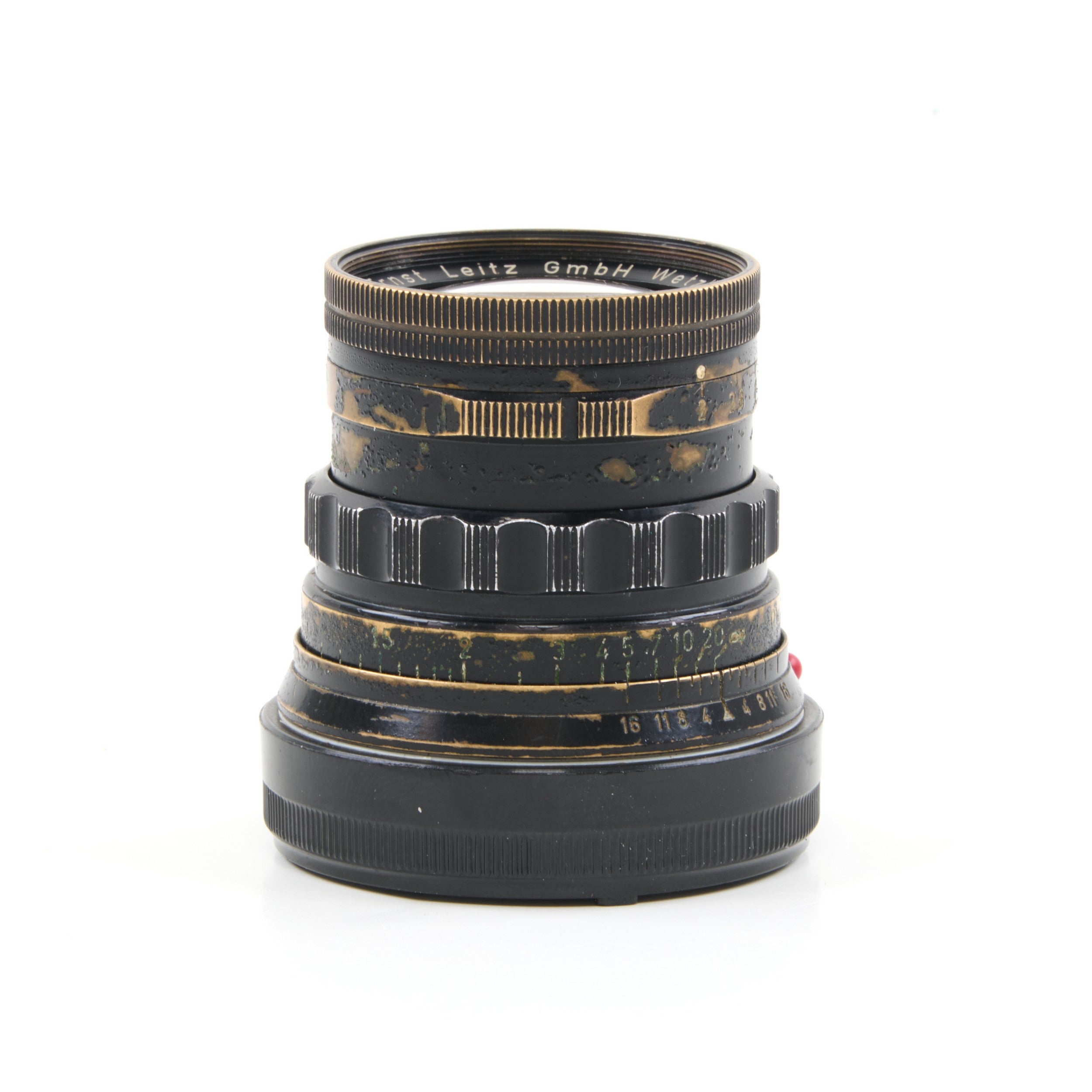 Leitz 50mm f2 Summicron Black Paint Brass Mount Rare