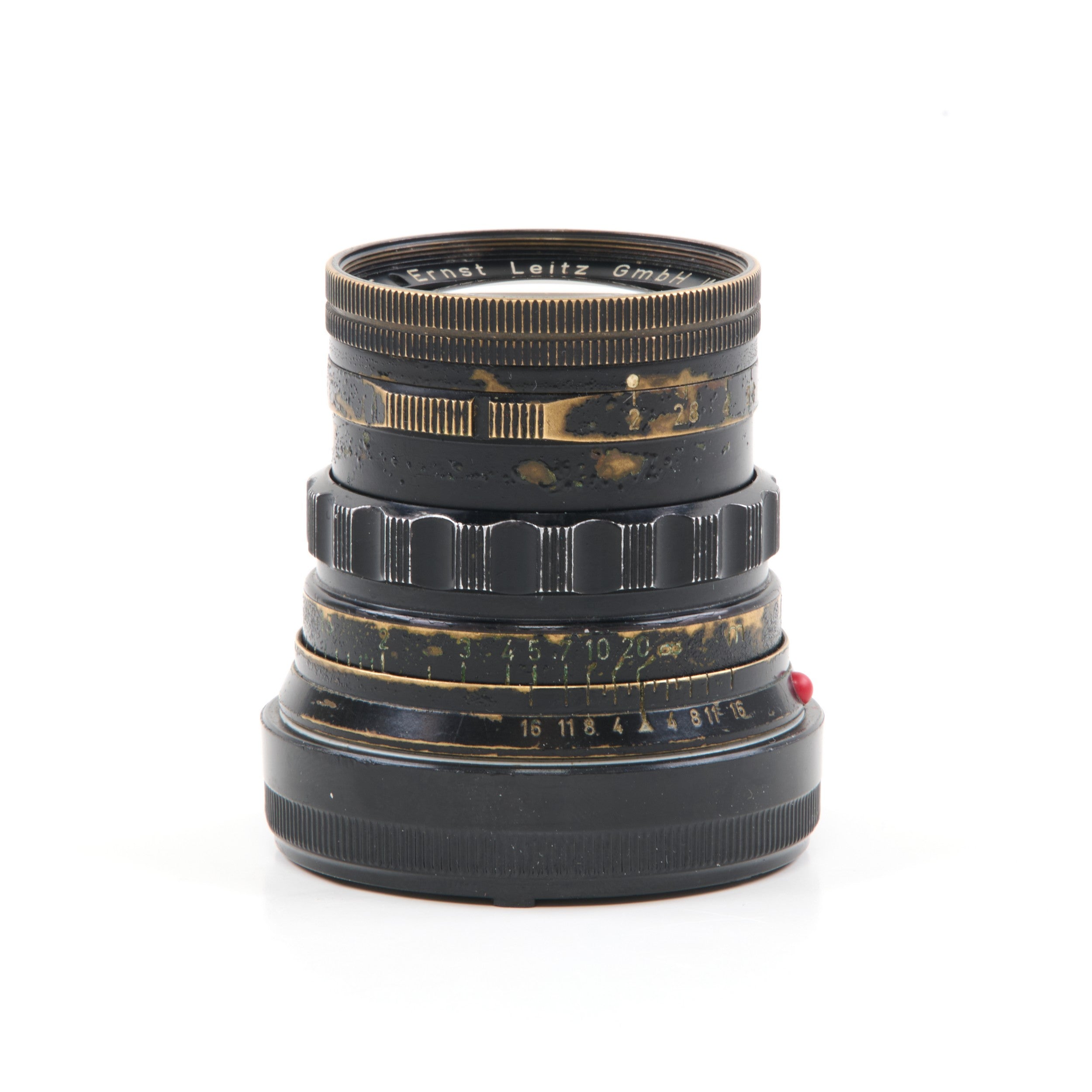 Leitz 50mm f2 Summicron Black Paint Brass Mount Rare