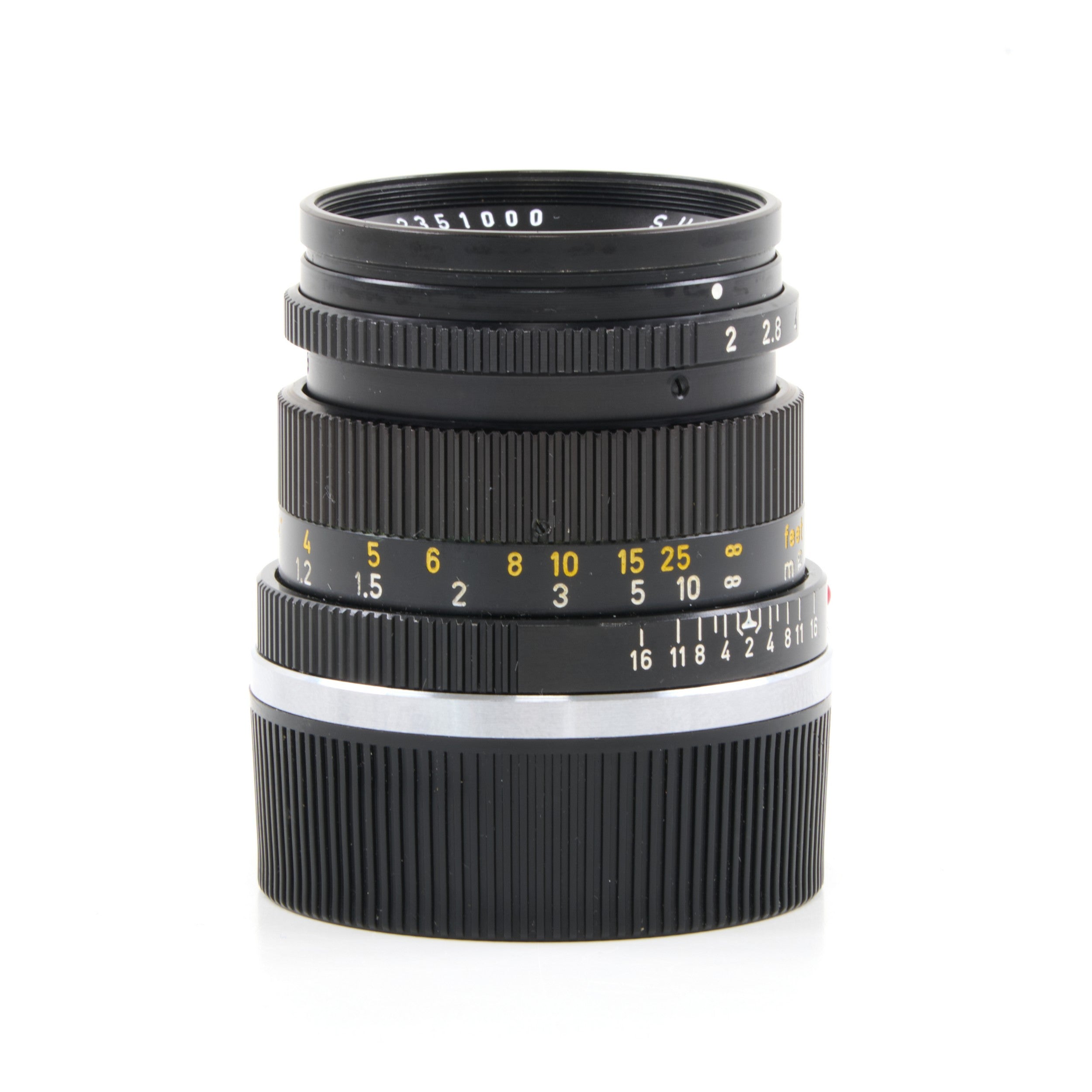 Leitz 50mm f2 Summicron 3rd Version Serial Number Ending 000