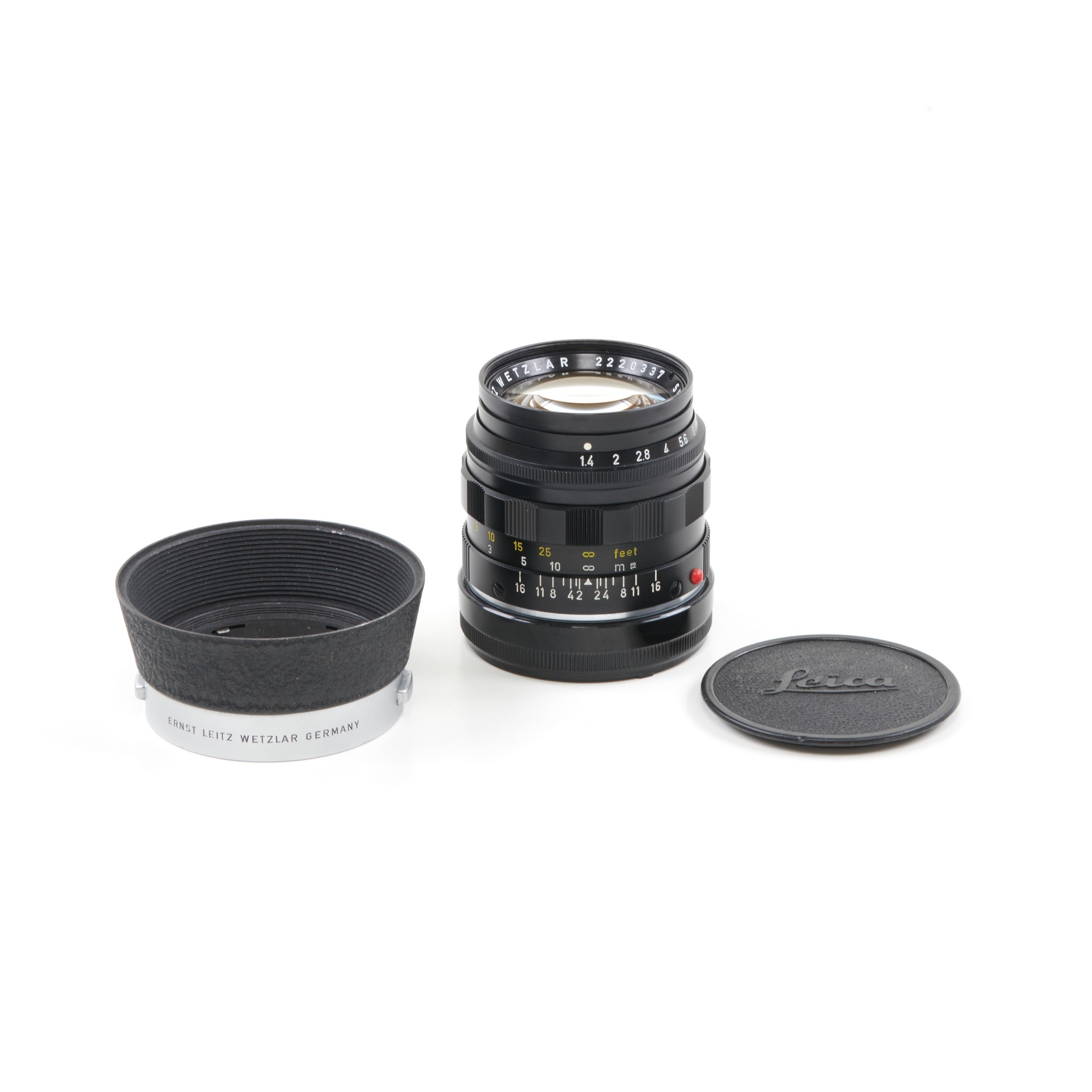 Leitz 50mm f1.4 Summilux Black Transitional Version