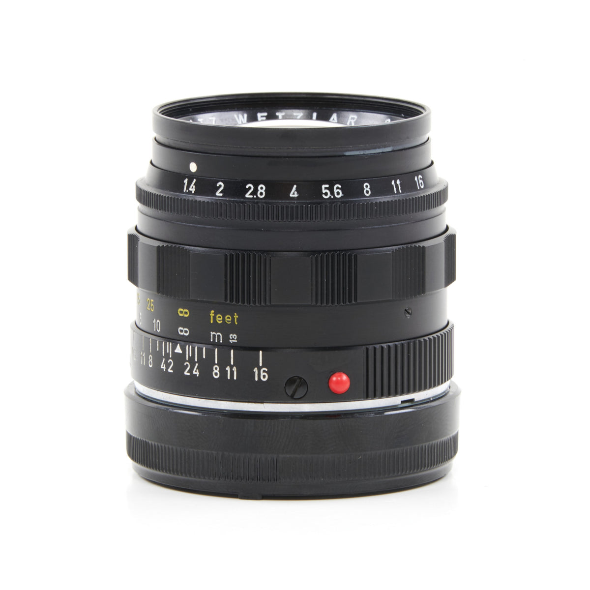 Leitz 50mm f1.4 Summilux Black Transitional Version