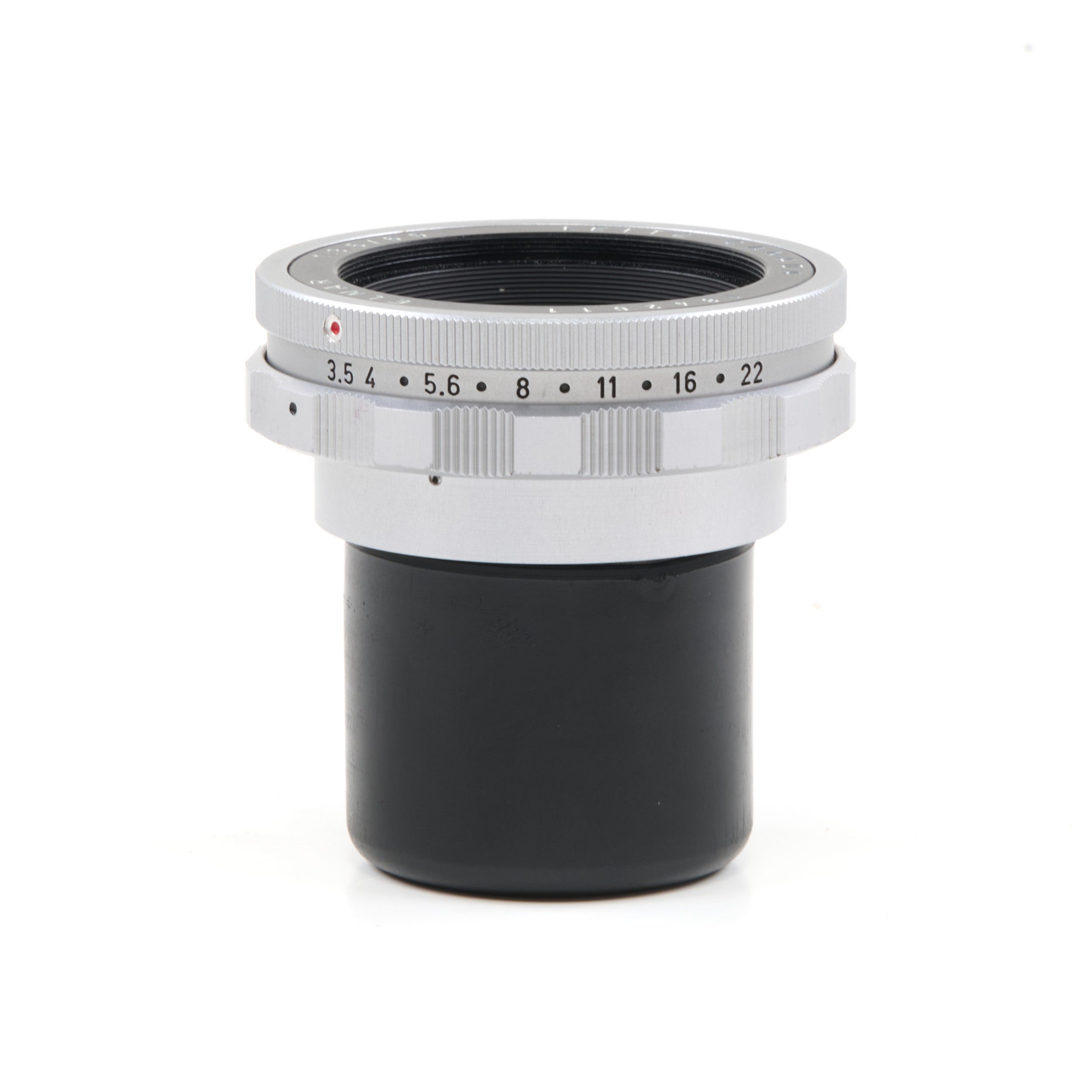 Leitz 65mm f3.5 Elmar Chrome + Box