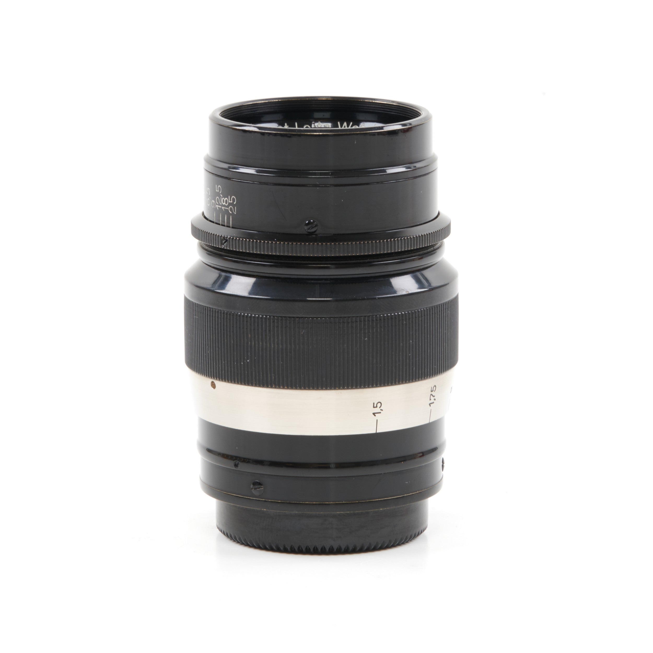 Leitz 73mm f1.9 Hektor Black Nickel M39 Set