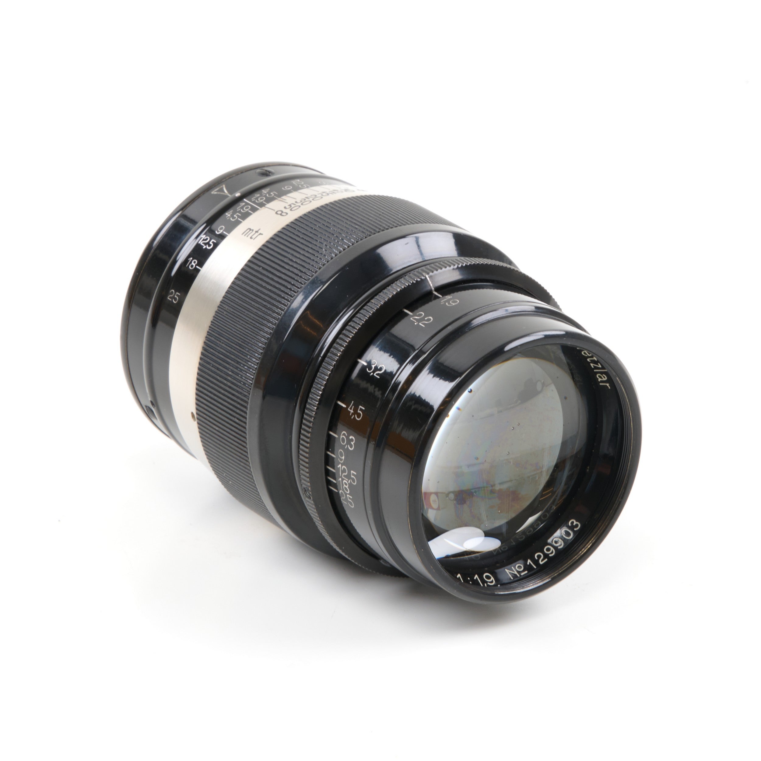 Leitz 73mm f1.9 Hektor Black Nickel M39 Set
