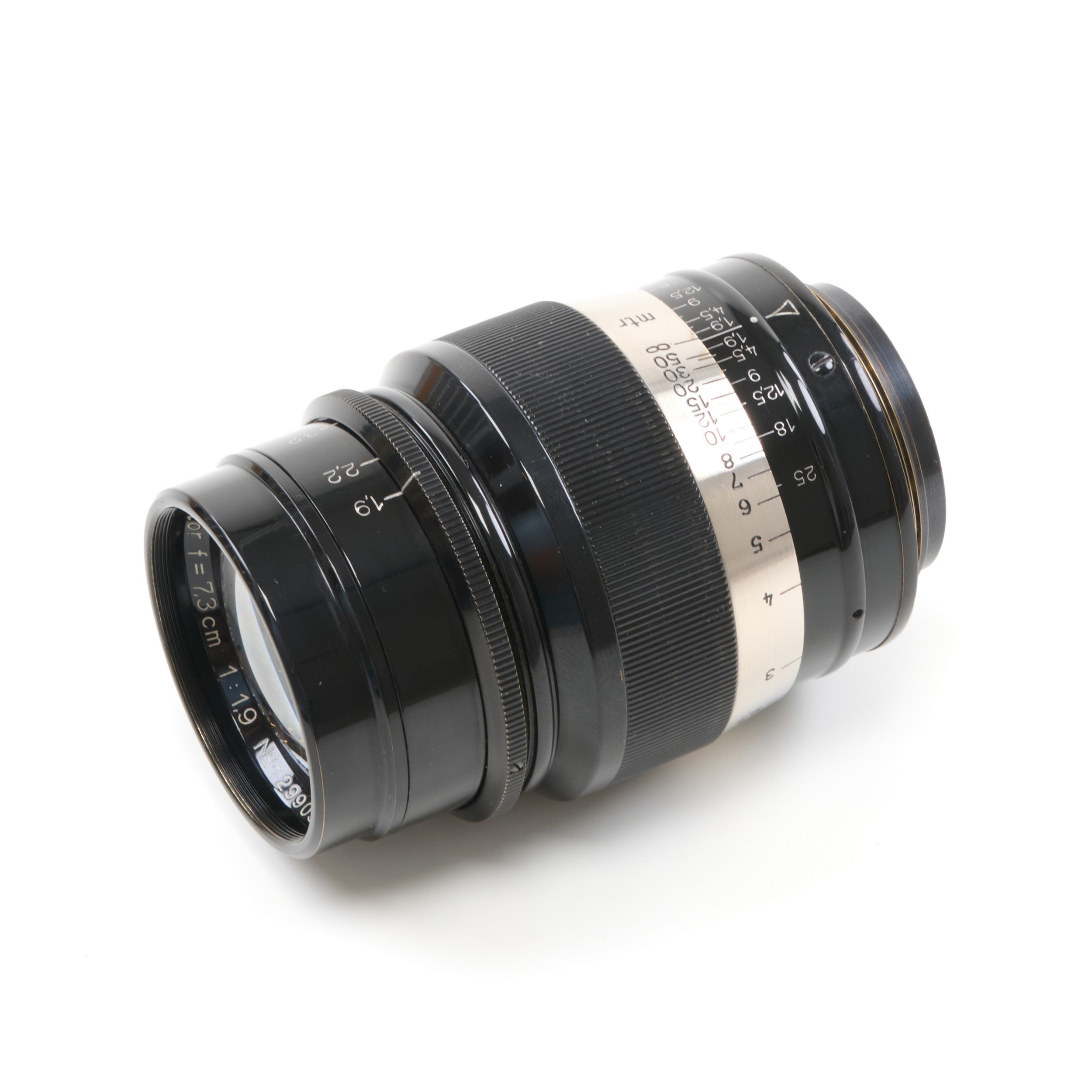 Leitz 73mm f1.9 Hektor Black Nickel M39 Set