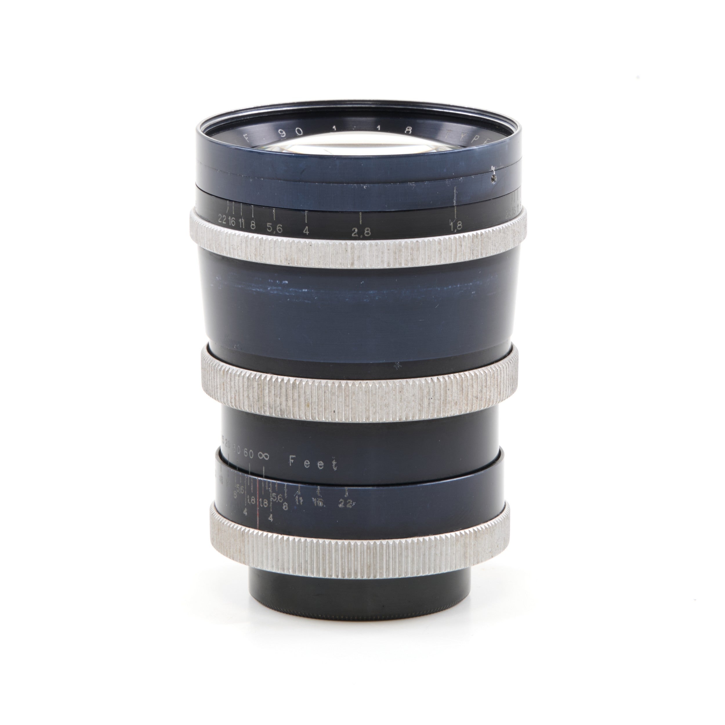 P. Angénieux 90mm f1.8 Type P1 M39 Rangefinder Coupled Rare READ