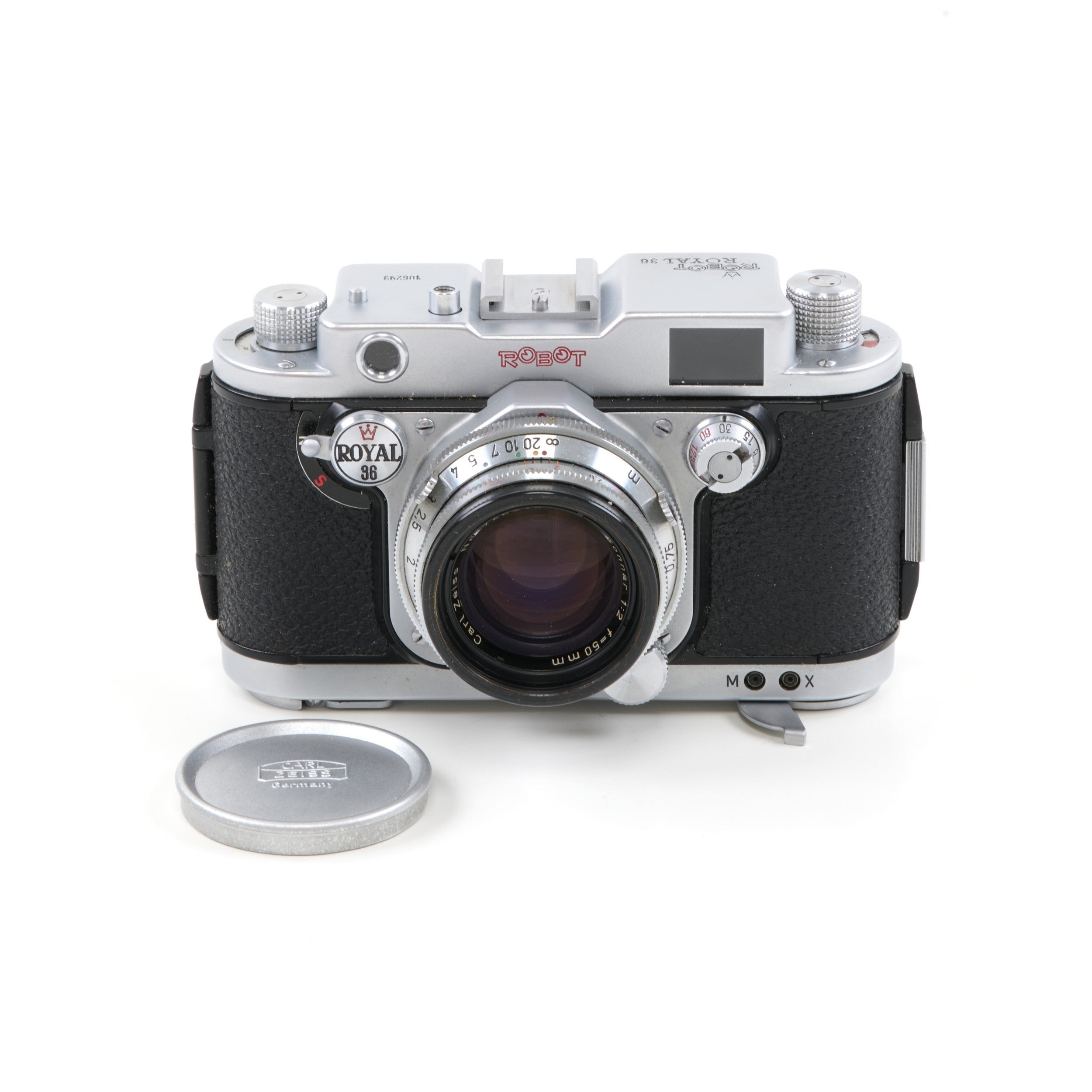 Robot Royal 36 With Continuous Firing Mode + Carl Zeiss 50mm f2 Sonnar + Box