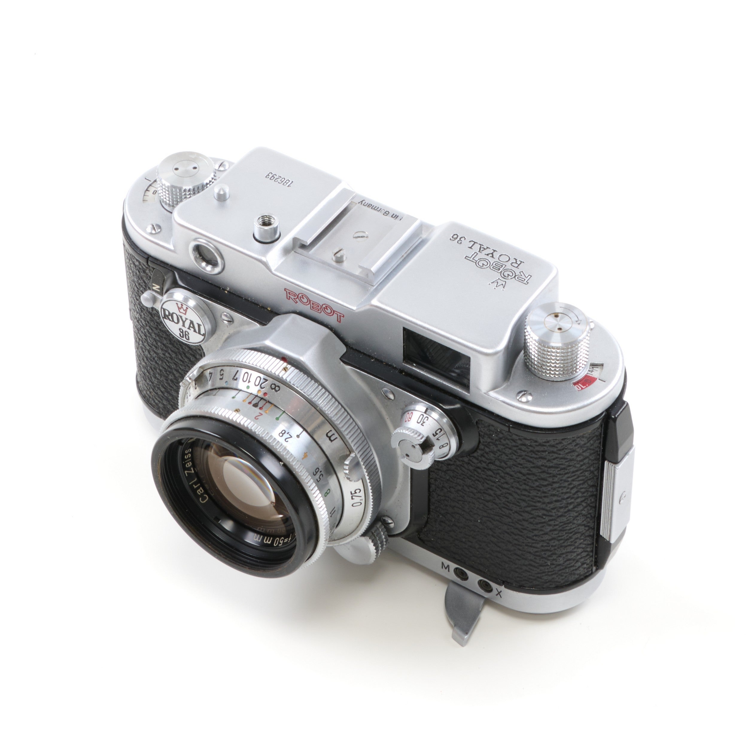 Robot Royal 36 With Continuous Firing Mode + Carl Zeiss 50mm f2 Sonnar + Box