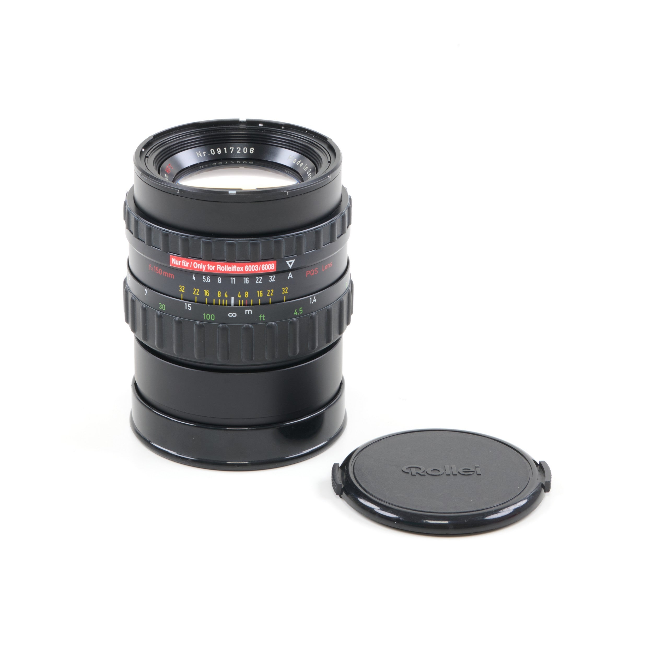 Rollei 150mm f4 Sonnar HFT PQS For 6003 / 6008 + Box
