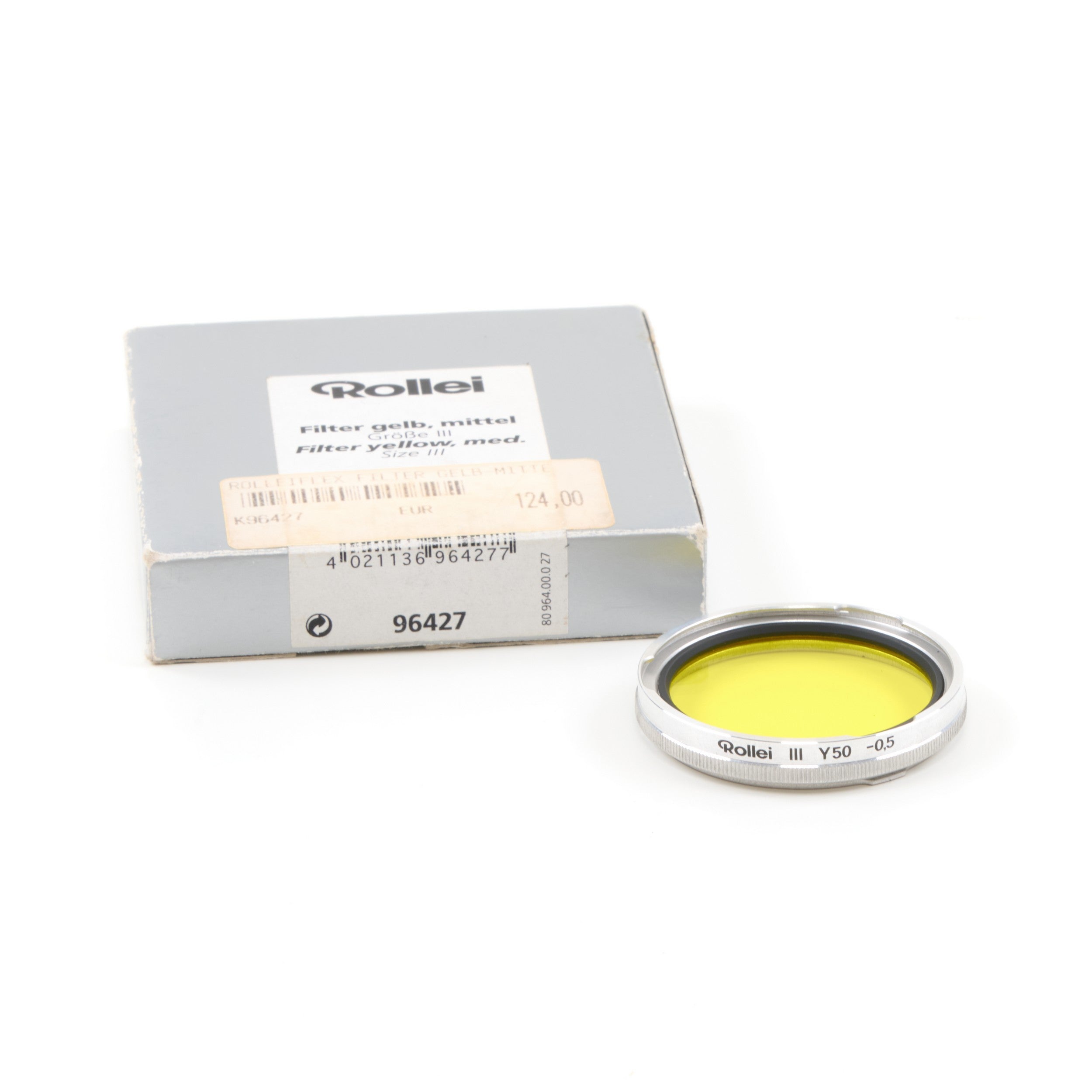 Rolleiflex Bay III Yellow Medium 050 Filter Chrome + Box