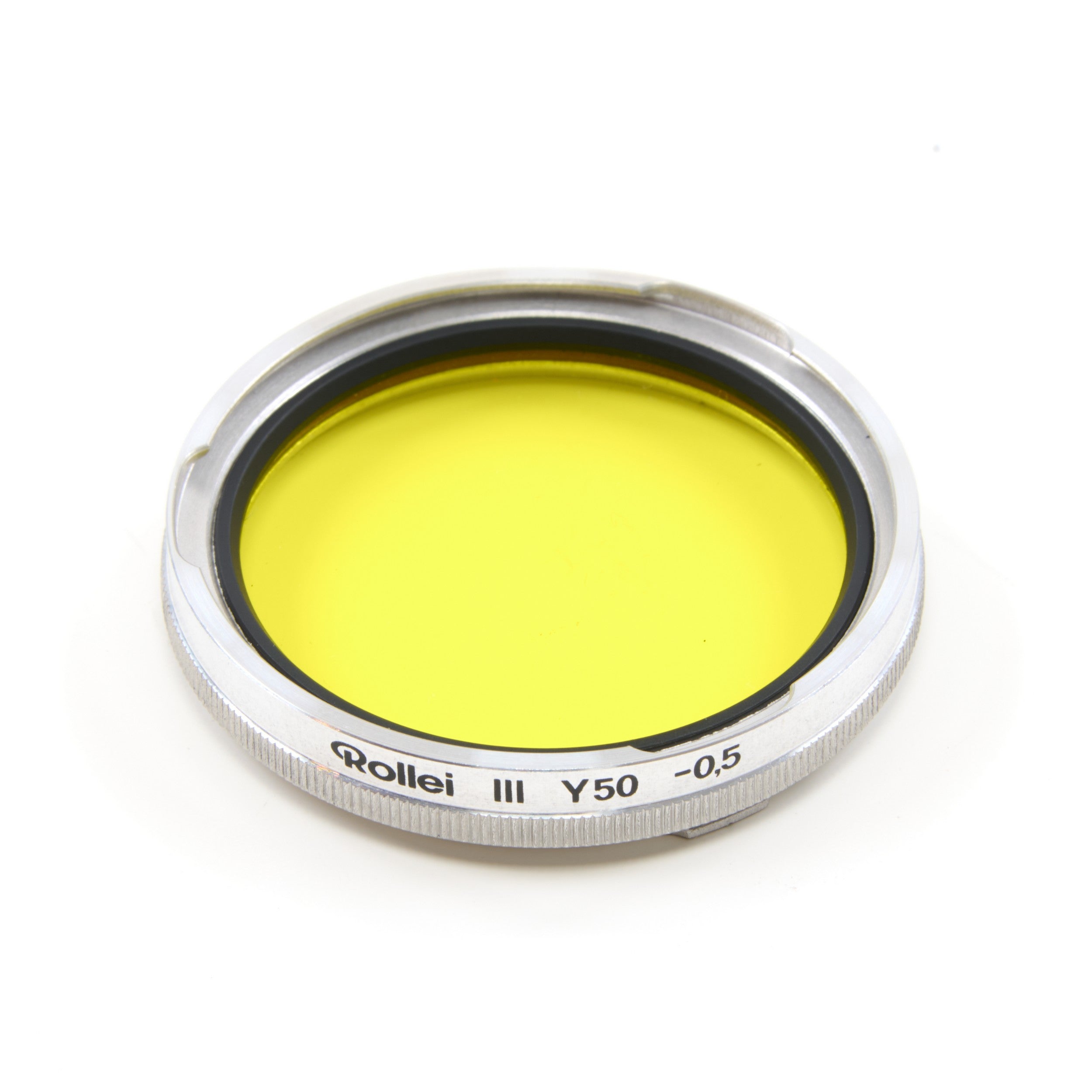 Rolleiflex Bay III Yellow Medium 050 Filter Chrome + Box