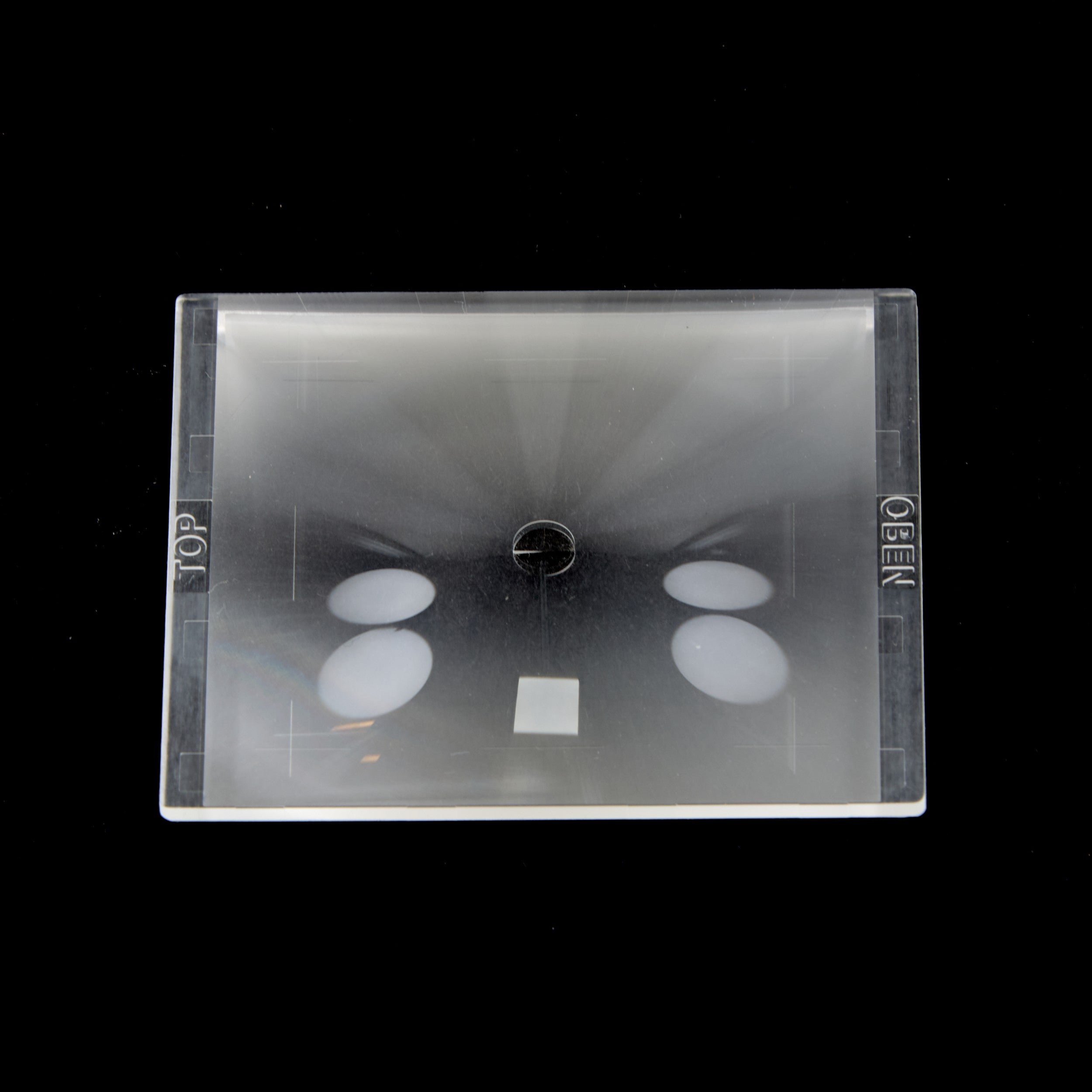 Rolleiflex High-D Focusing Screen With Split Prism + Box