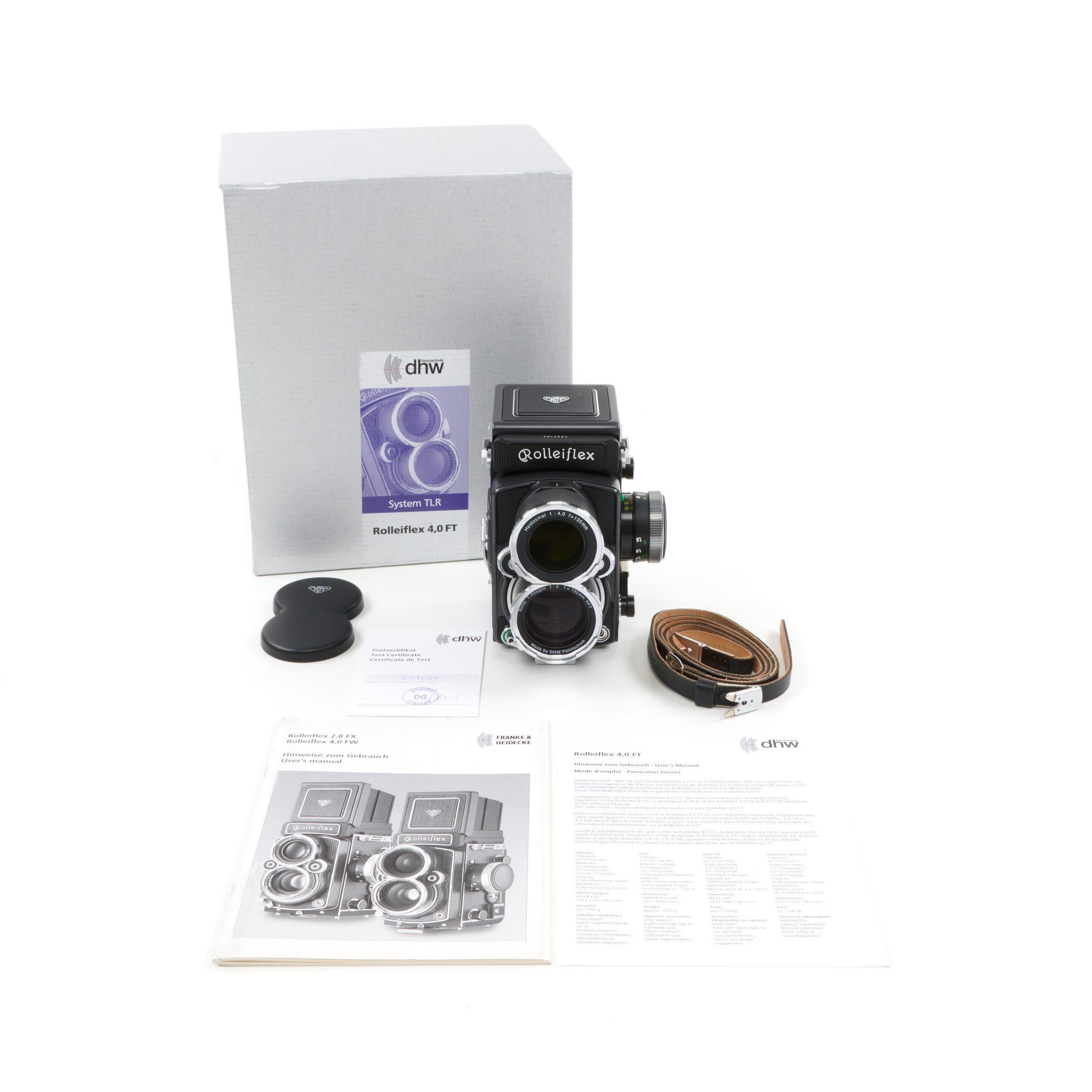 Rolleiflex 4.0 FT Black Edition + Box