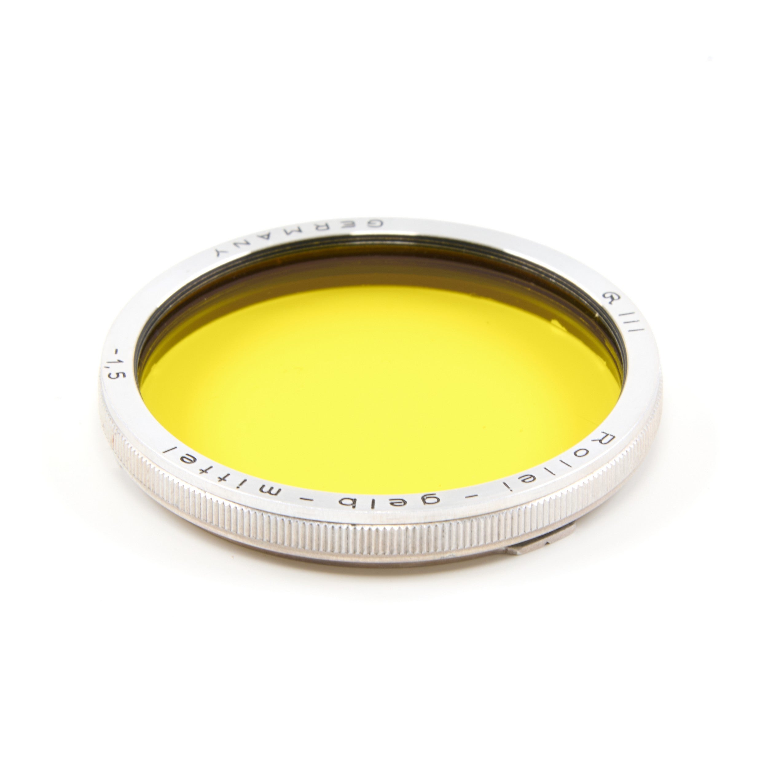 Rolleiflex Bay III Yellow Medium Filter Chrome
