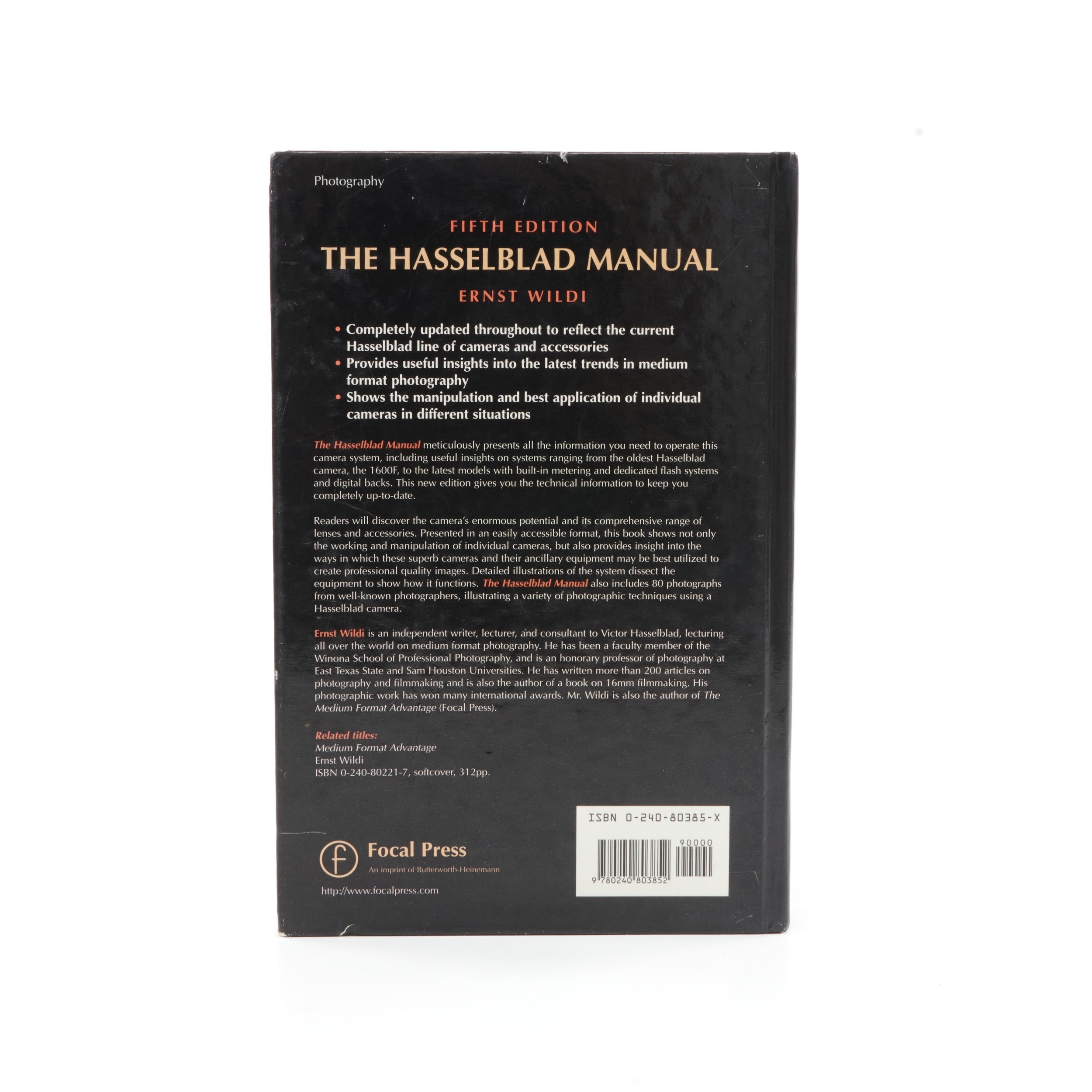 The Hasselblad Manual 5th Edition By Ernst Wildi