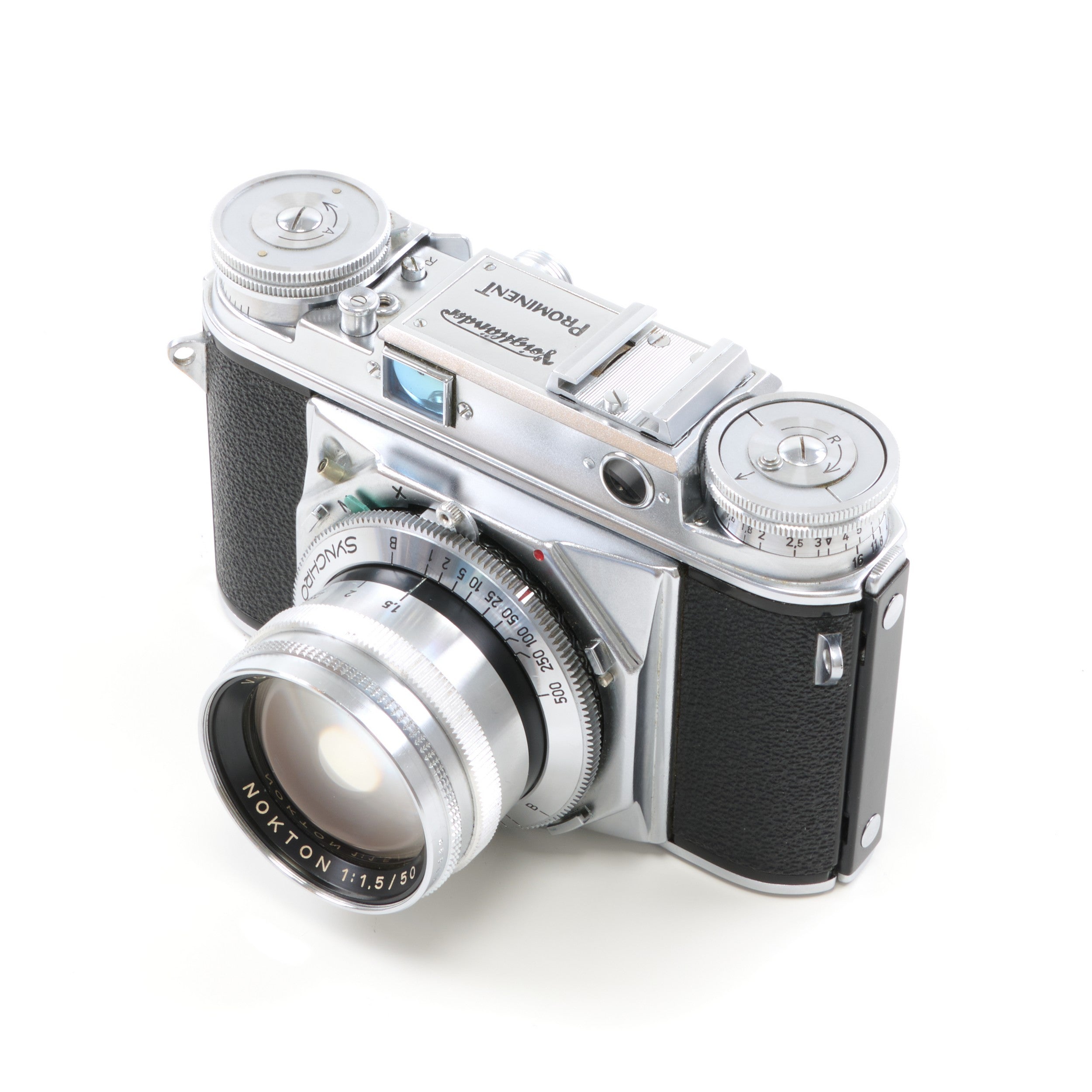 Voigtländer Prominent 3rd Model + 50mm f1.5 Nokton + Box