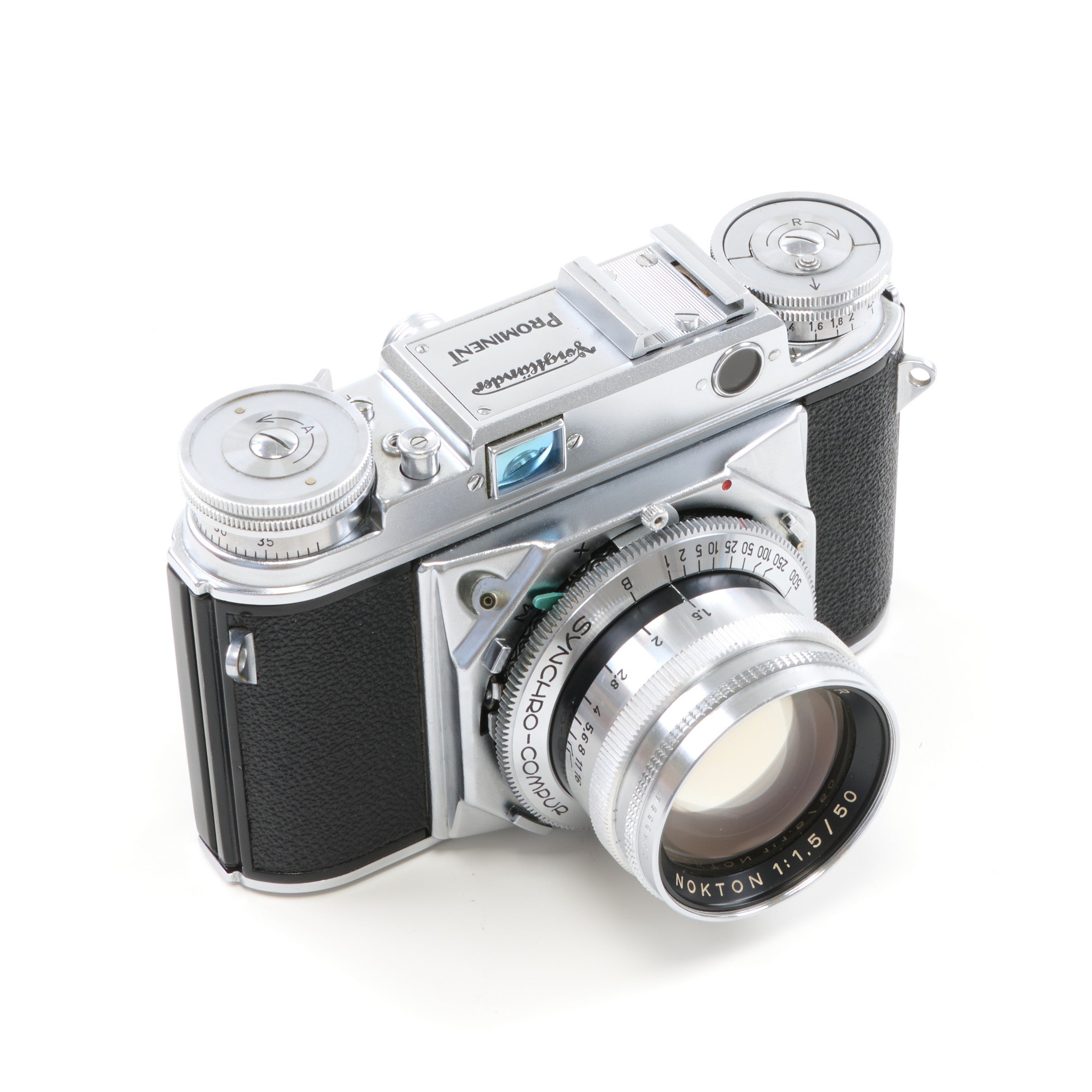 Voigtländer Prominent 3rd Model + 50mm f1.5 Nokton + Box