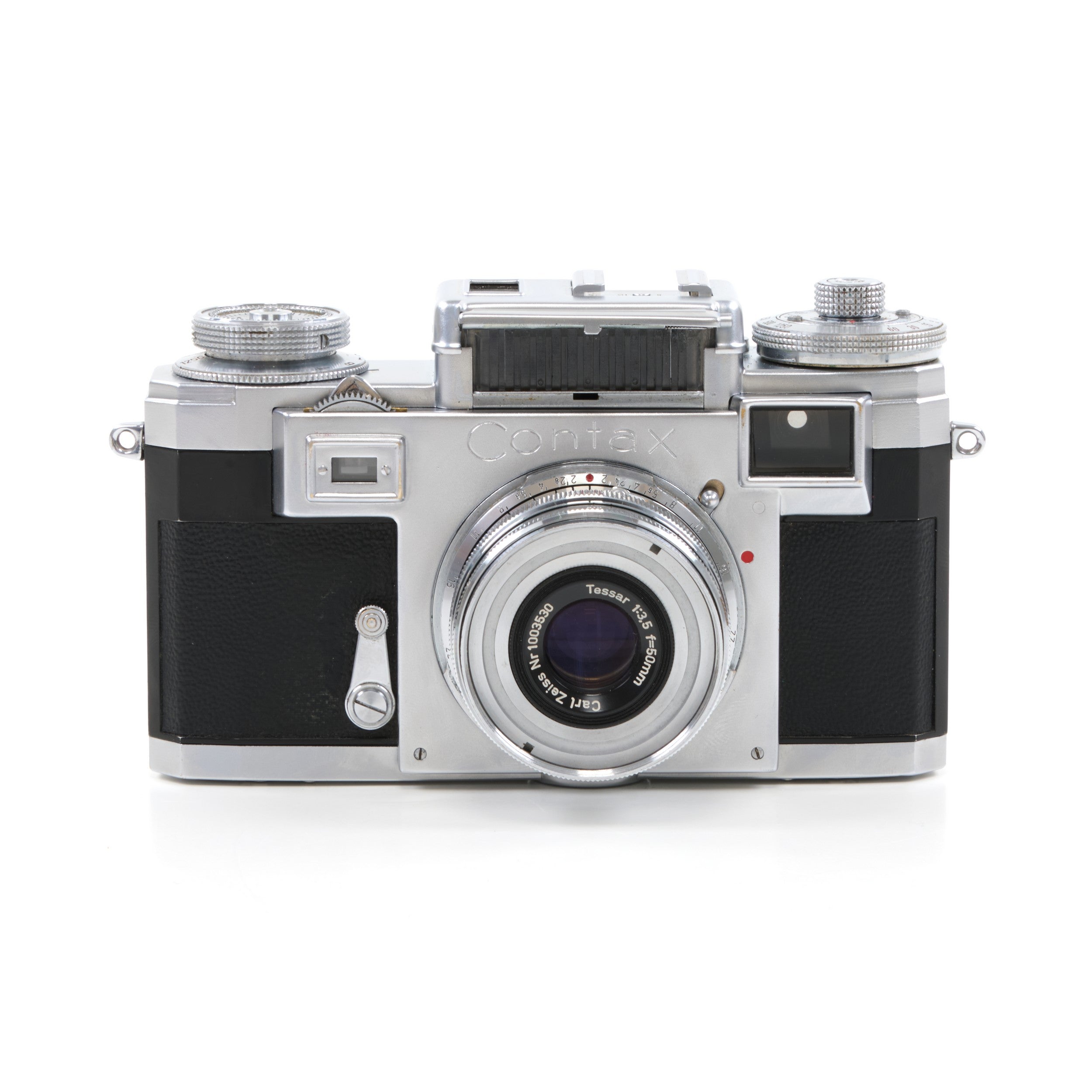 Zeiss Ikon Contax IIIA Color Dial (CD) Last Batch International Synchronization + Carl Zeiss 50mm f3.5 Tessar