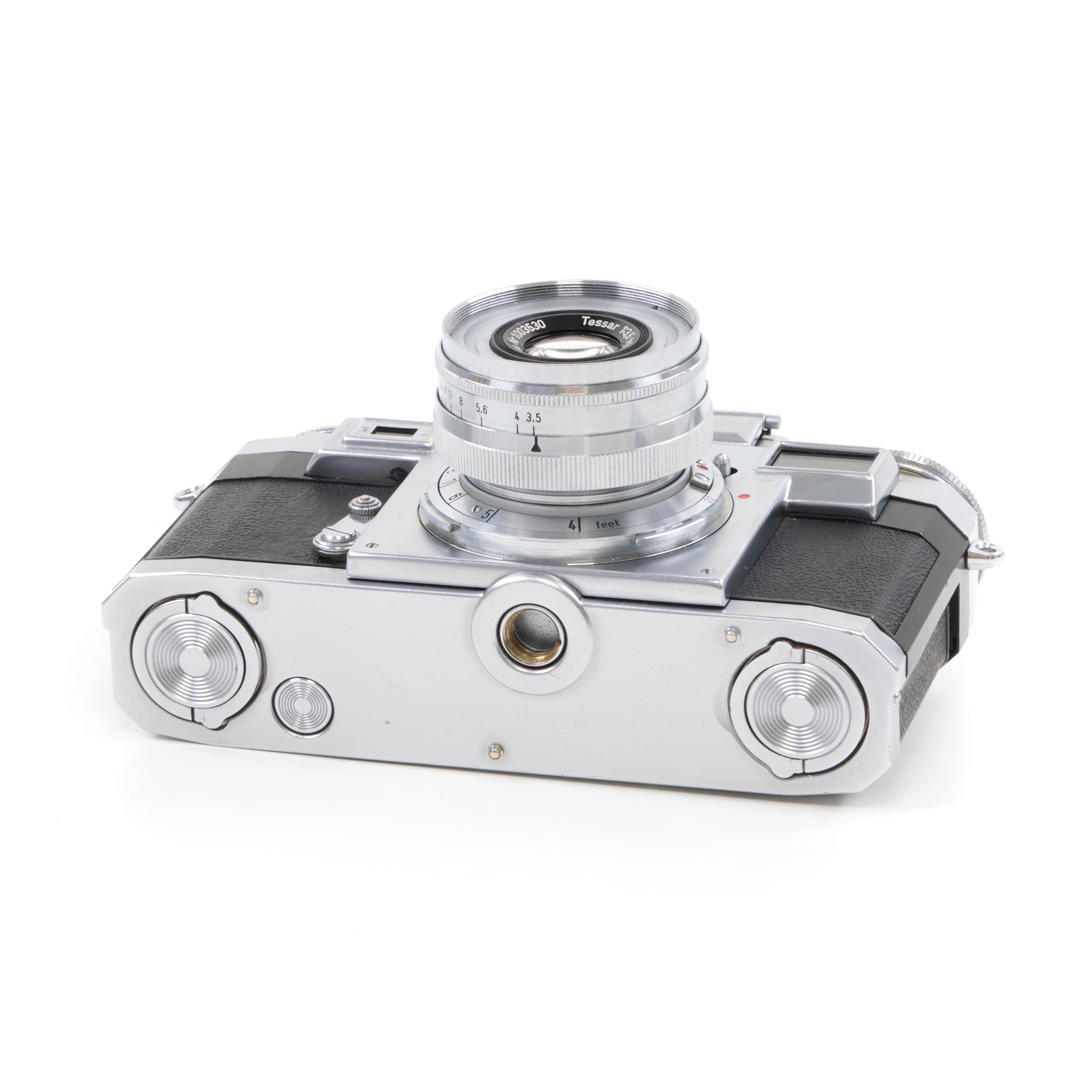 Zeiss Ikon Contax IIIA Color Dial (CD) Last Batch International Synchronization + Carl Zeiss 50mm f3.5 Tessar