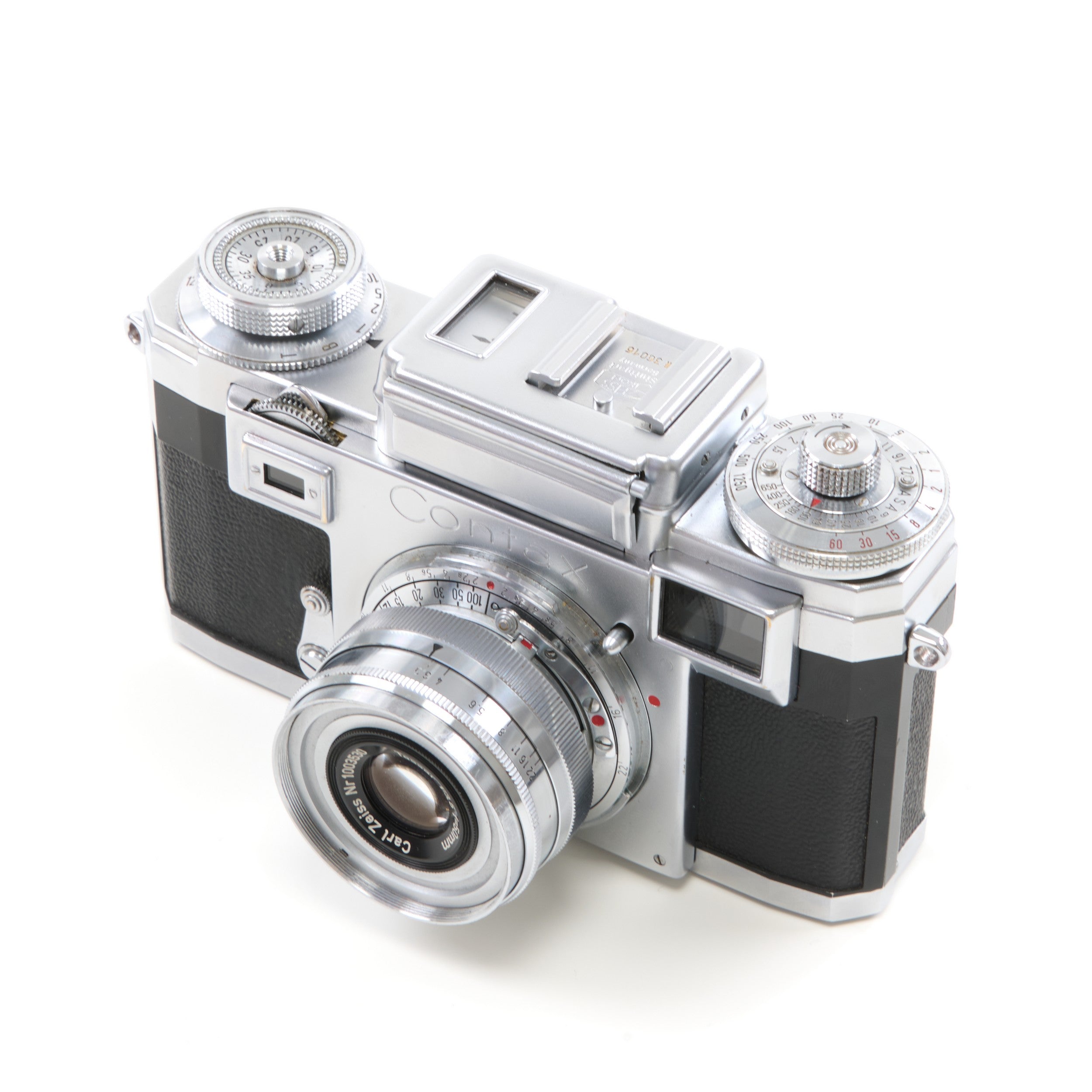 Zeiss Ikon Contax IIIA Color Dial (CD) Last Batch International Synchronization + Carl Zeiss 50mm f3.5 Tessar